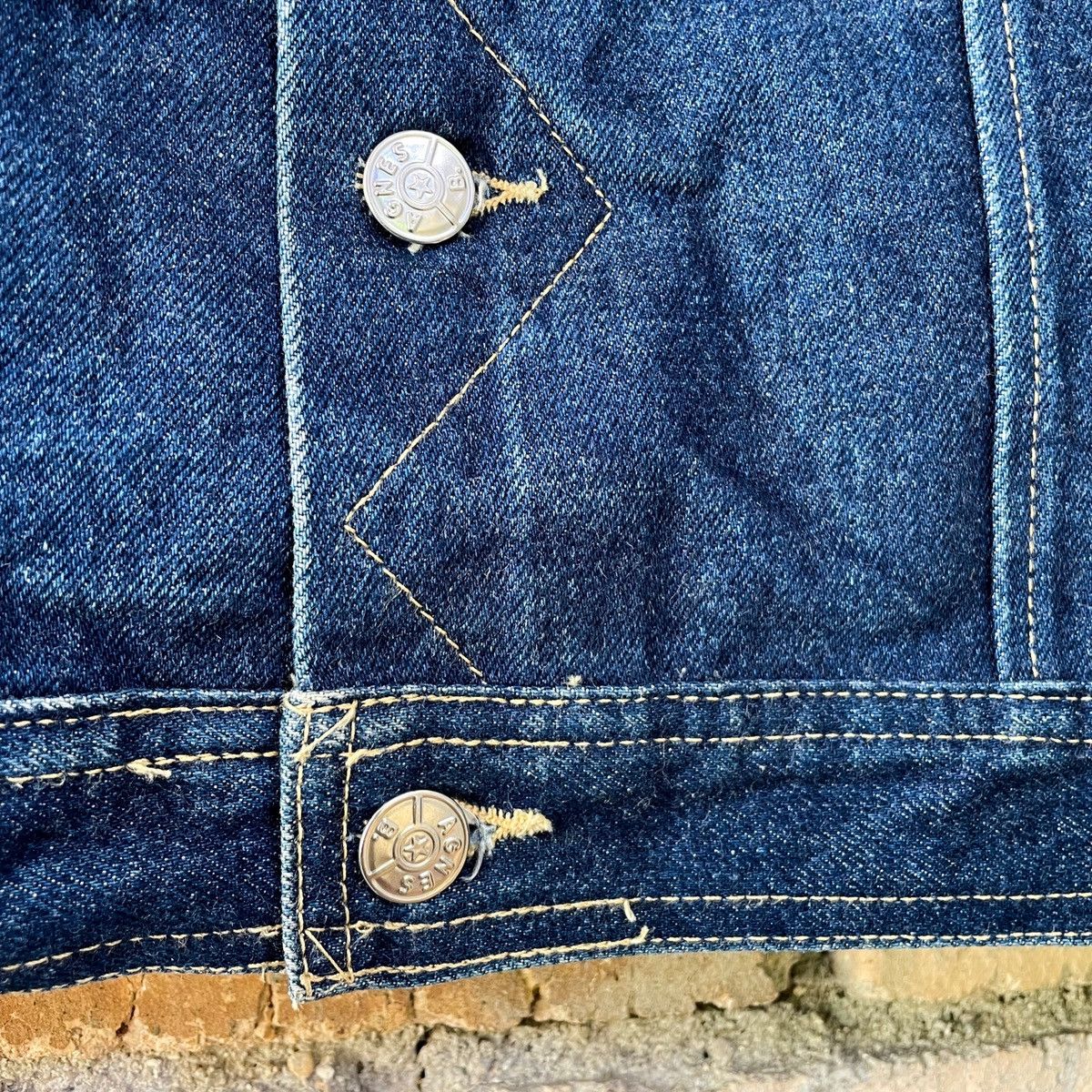 agnes b. Vintage Agnes B. Sport Denim Jacket Made in France Size M / US 6-8 / IT 42-44 - 3 Thumbnail