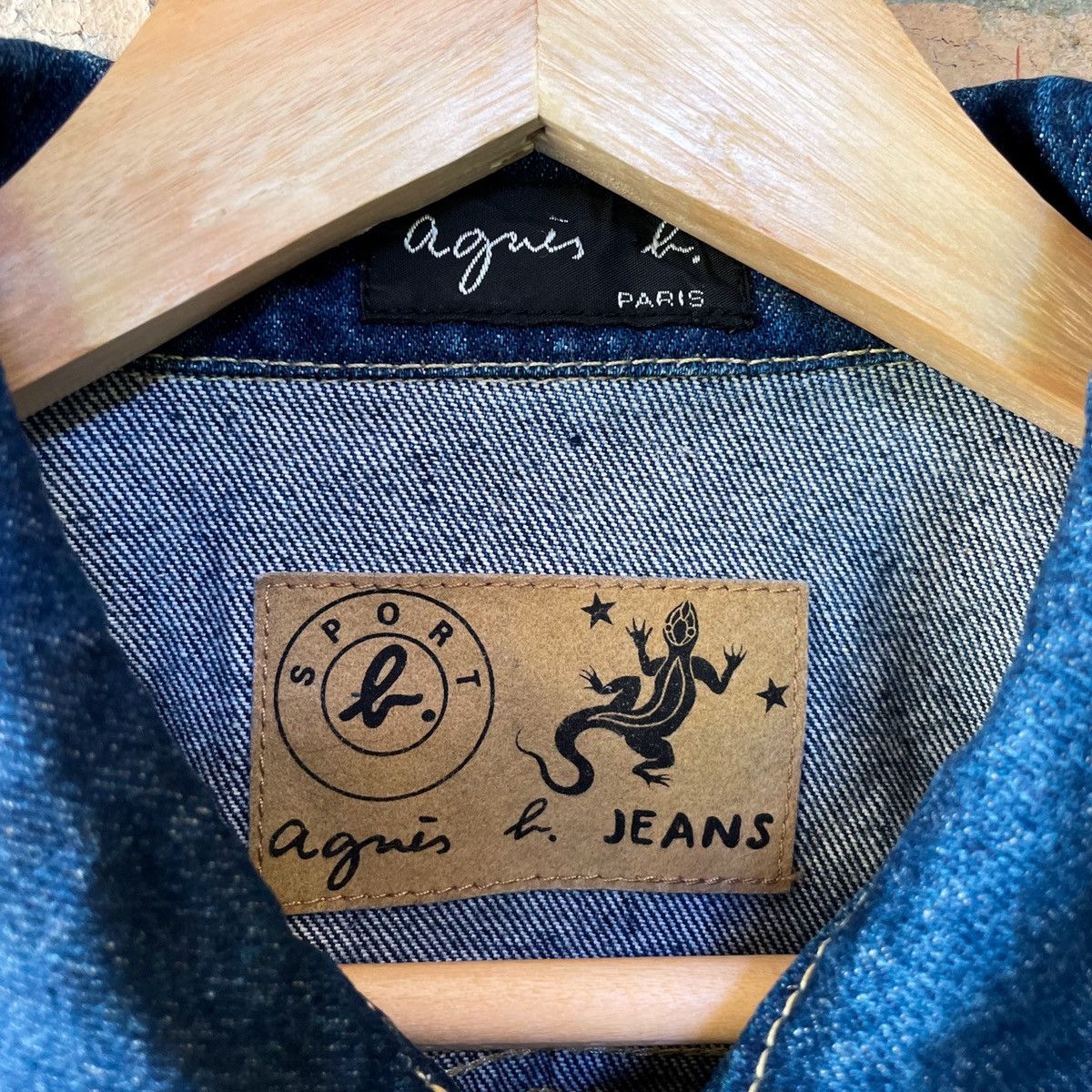 agnes b. Vintage Agnes B. Sport Denim Jacket Made in France Size M / US 6-8 / IT 42-44 - 5 Thumbnail