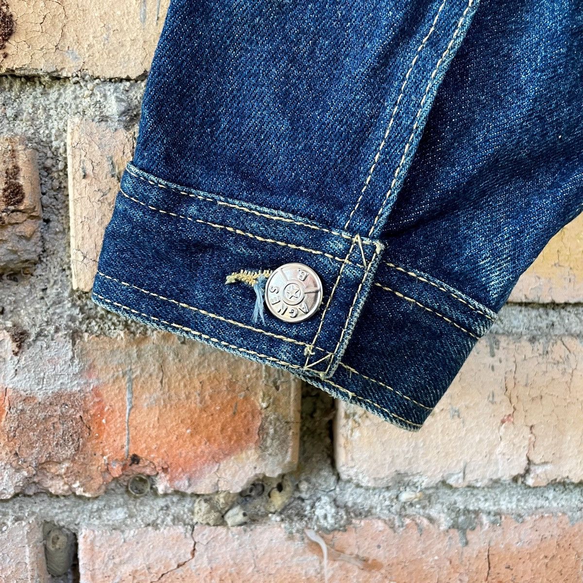 agnes b. Vintage Agnes B. Sport Denim Jacket Made in France Size M / US 6-8 / IT 42-44 - 8 Thumbnail