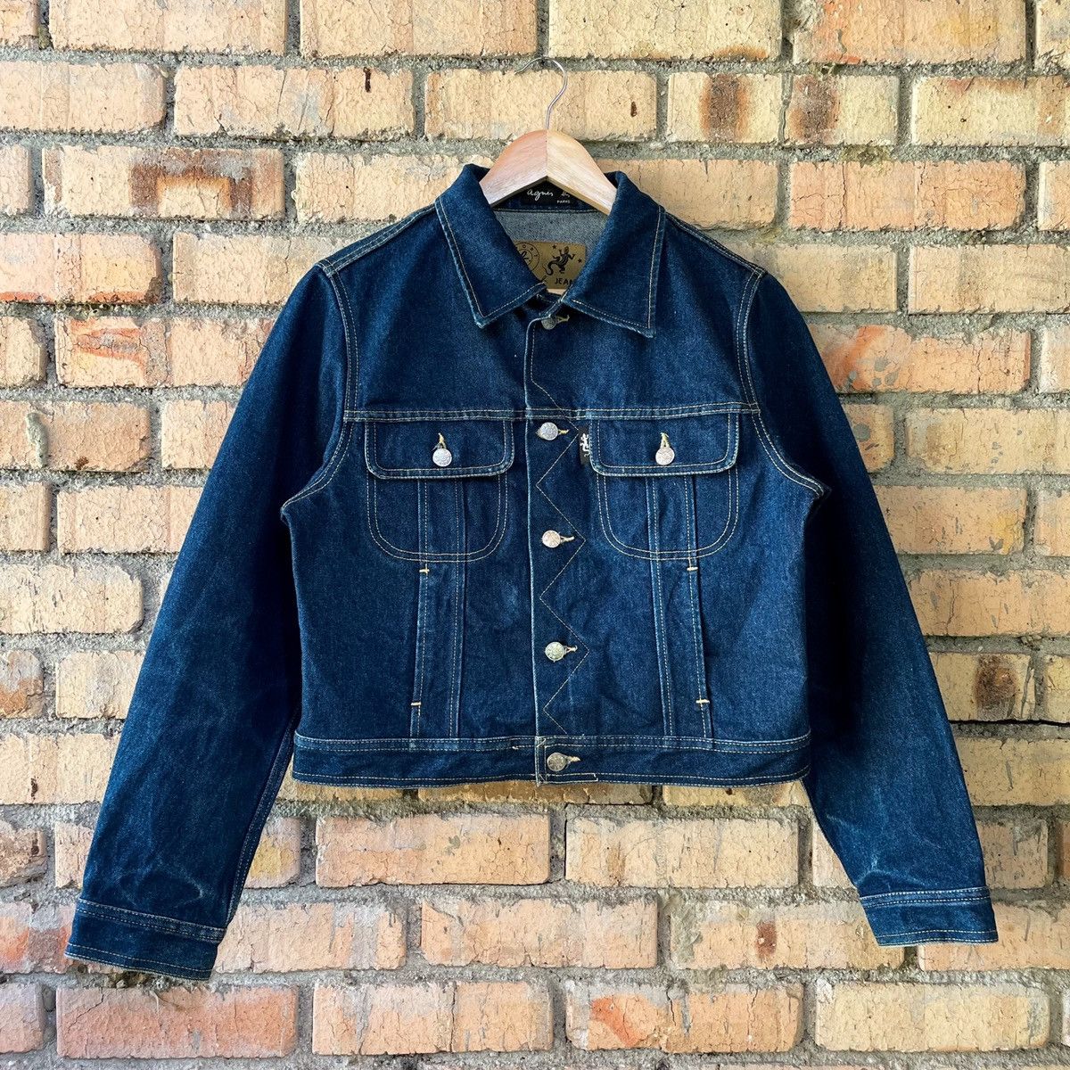 agnes b. Vintage Agnes B. Sport Denim Jacket Made in France Size M / US 6-8 / IT 42-44 - 1 Thumbnail