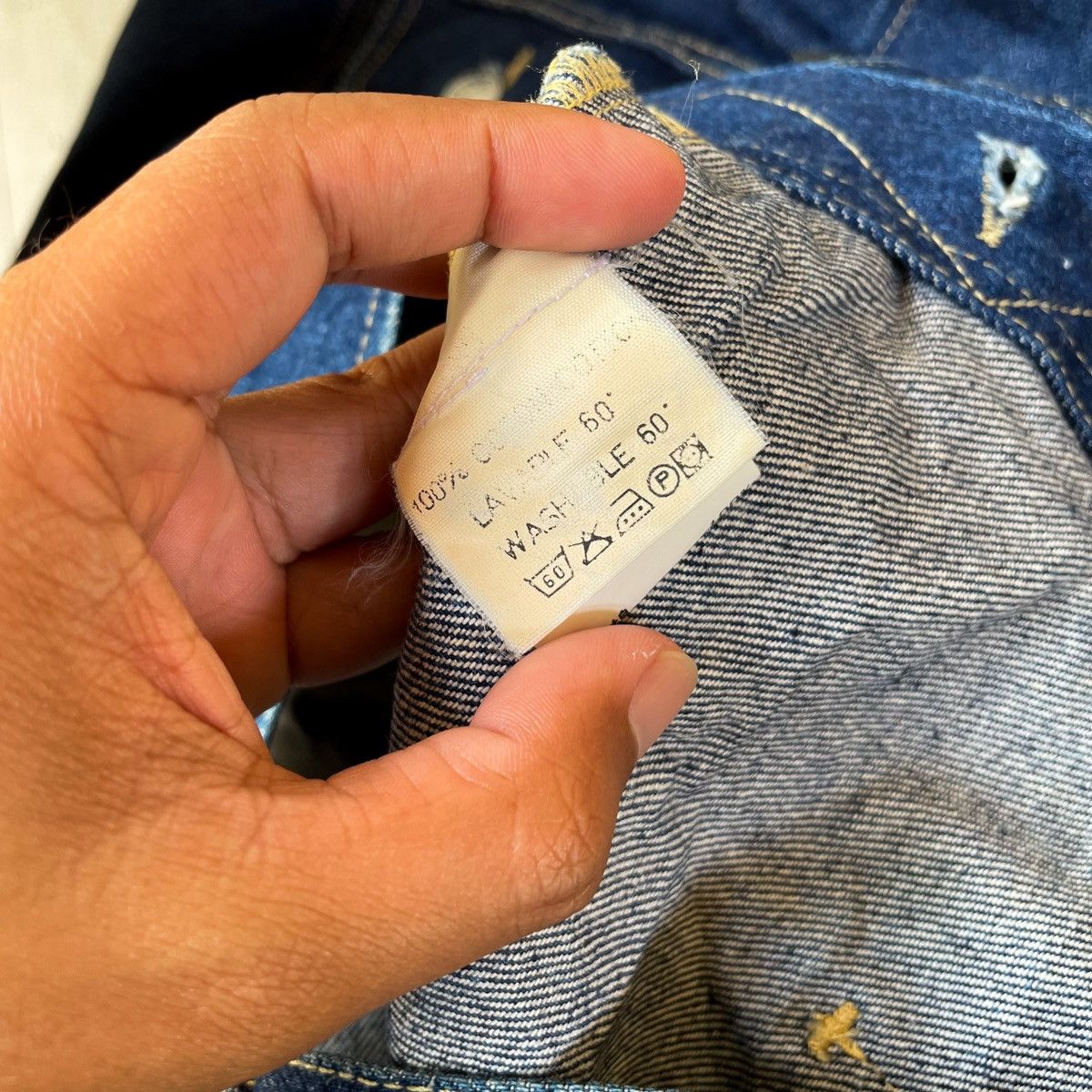 agnes b. Vintage Agnes B. Sport Denim Jacket Made in France Size M / US 6-8 / IT 42-44 - 9 Thumbnail