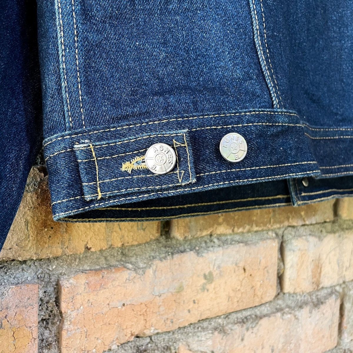 agnes b. Vintage Agnes B. Sport Denim Jacket Made in France Size M / US 6-8 / IT 42-44 - 7 Thumbnail