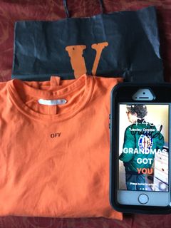 Vlone X Off-White Sweatshirt in Orange