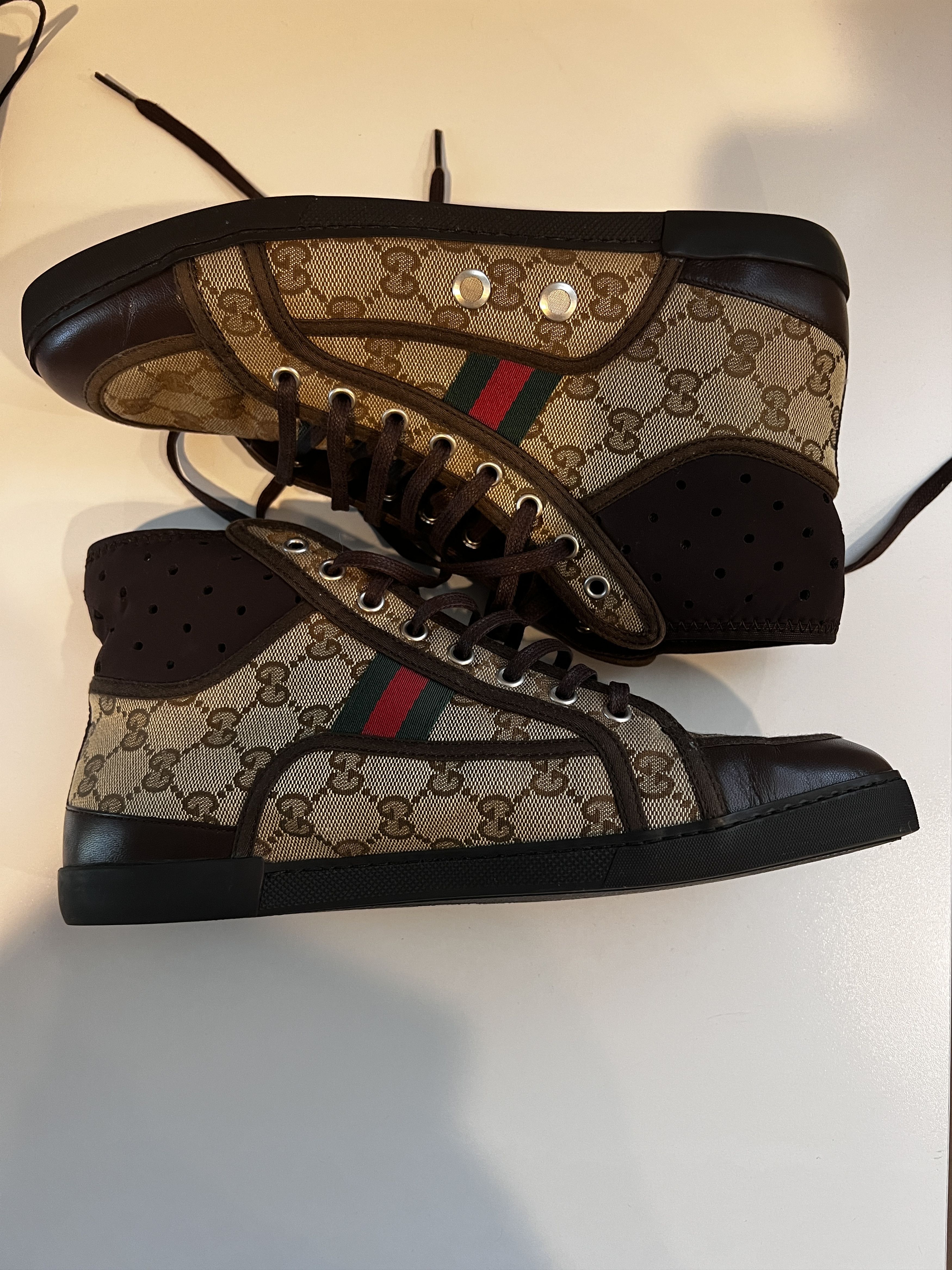 Gucci Gucci Hi-Top Sneakers Size US 7 / EU 40 - 4 Thumbnail
