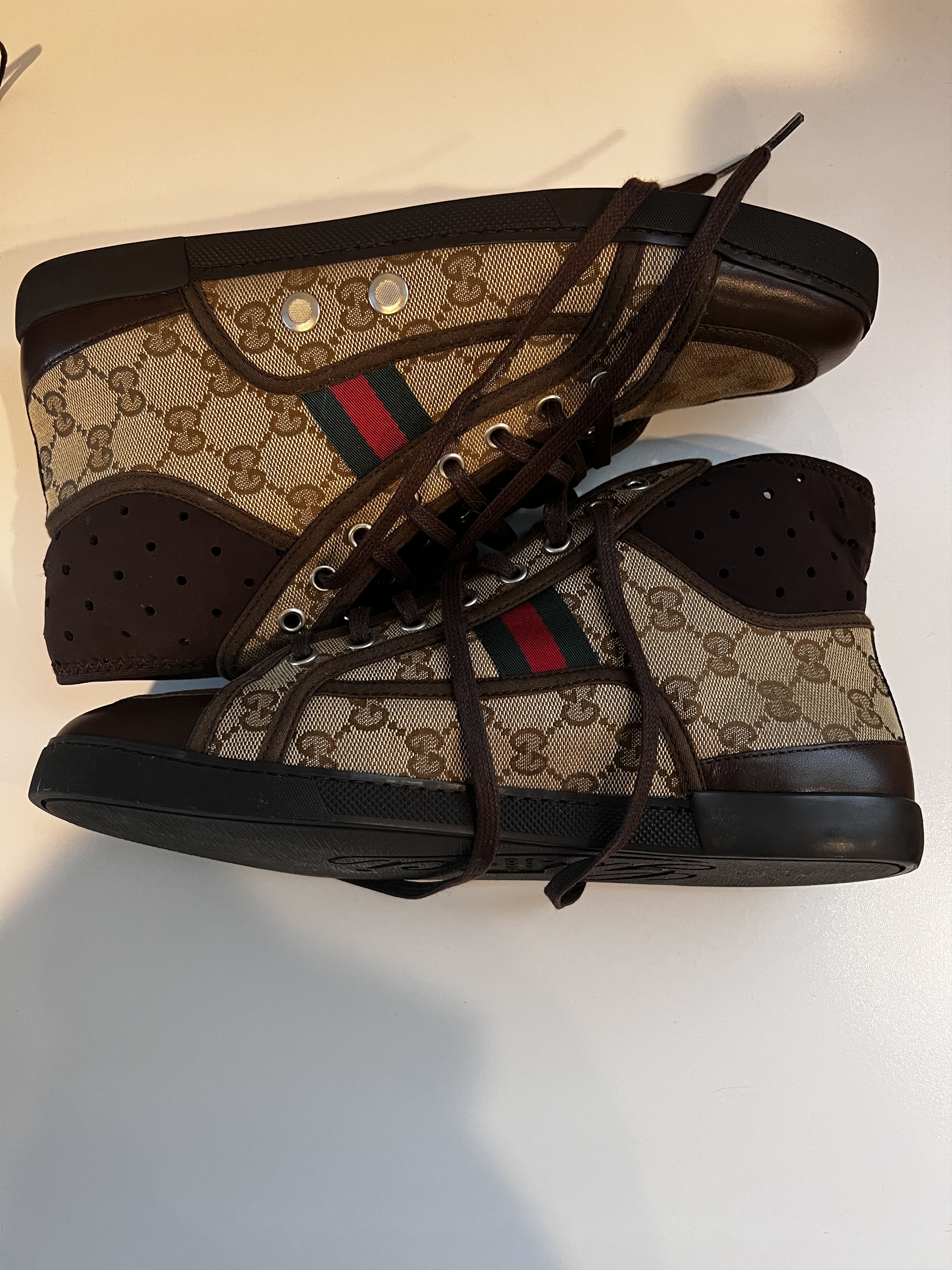 Gucci Gucci Hi-Top Sneakers Size US 7 / EU 40 - 5 Thumbnail