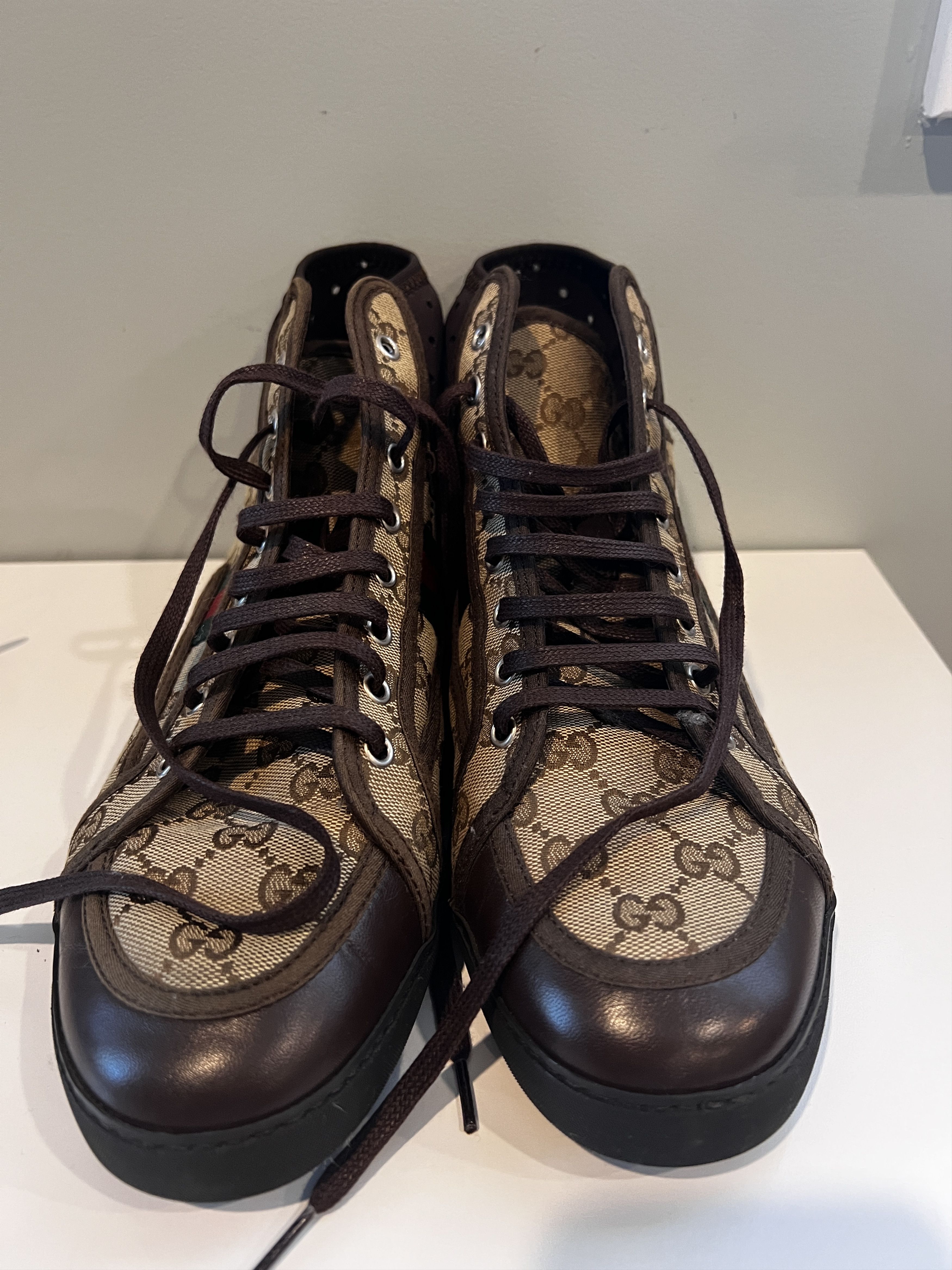 Gucci Gucci Hi-Top Sneakers Size US 7 / EU 40 - 1 Thumbnail