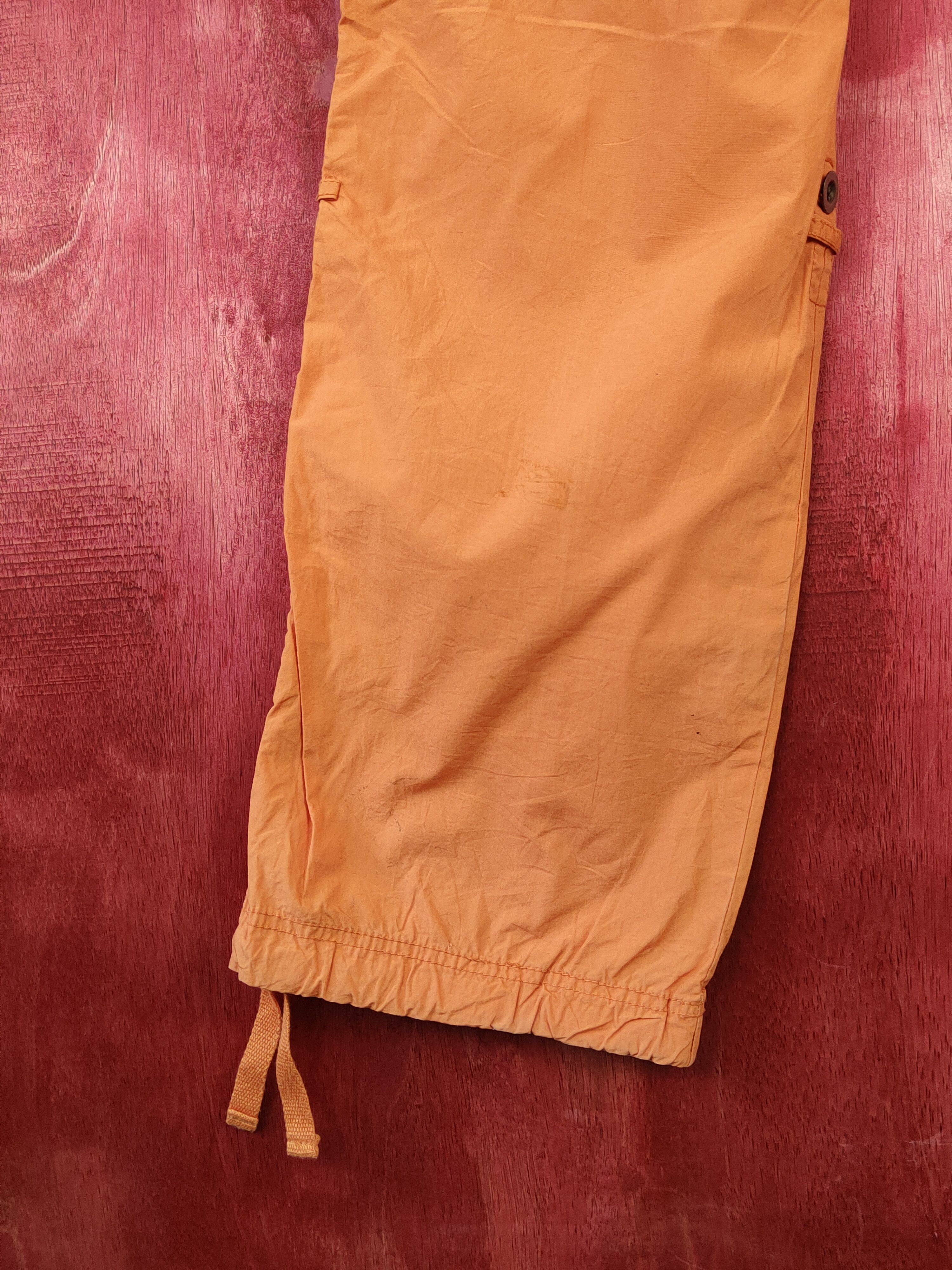 Japanese Brand × Vintage Uniqlo orange multi pocket tactical cargo pants #S357 Size US 35 - 13 Thumbnail