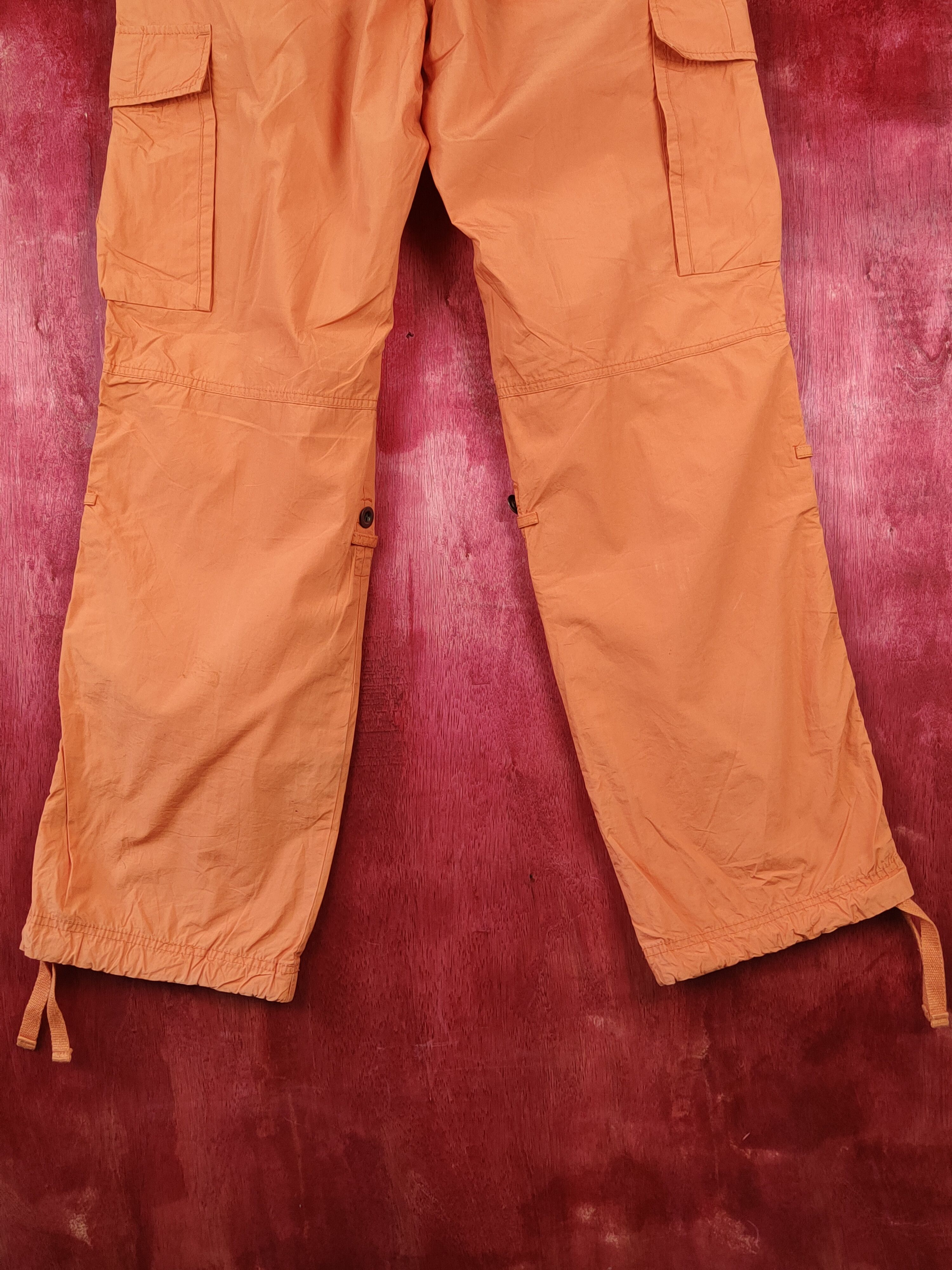 Japanese Brand × Vintage Uniqlo orange multi pocket tactical cargo pants #S357 Size US 35 - 10 Thumbnail