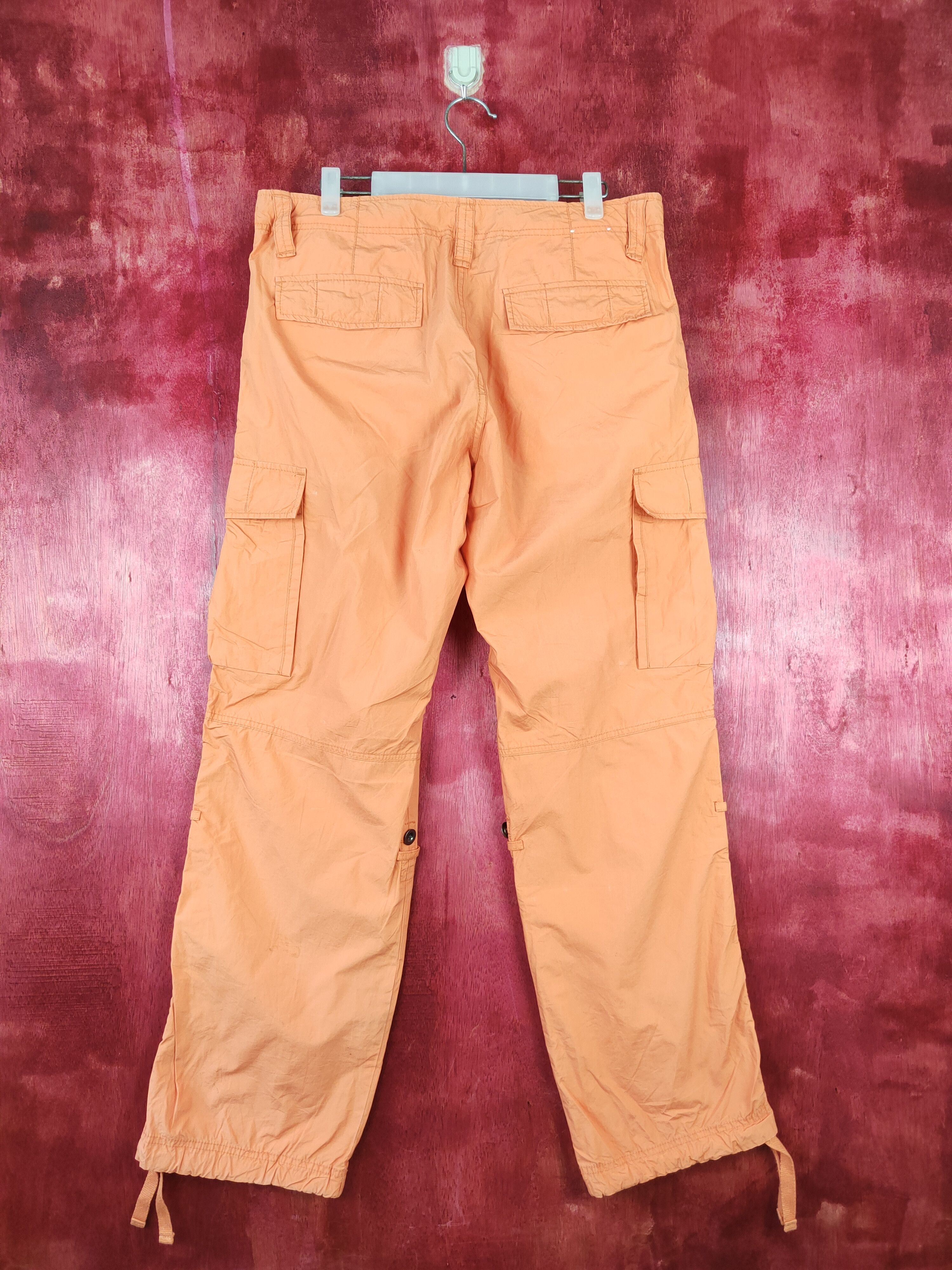 Japanese Brand × Vintage Uniqlo orange multi pocket tactical cargo pants #S357 Size US 35 - 8 Thumbnail