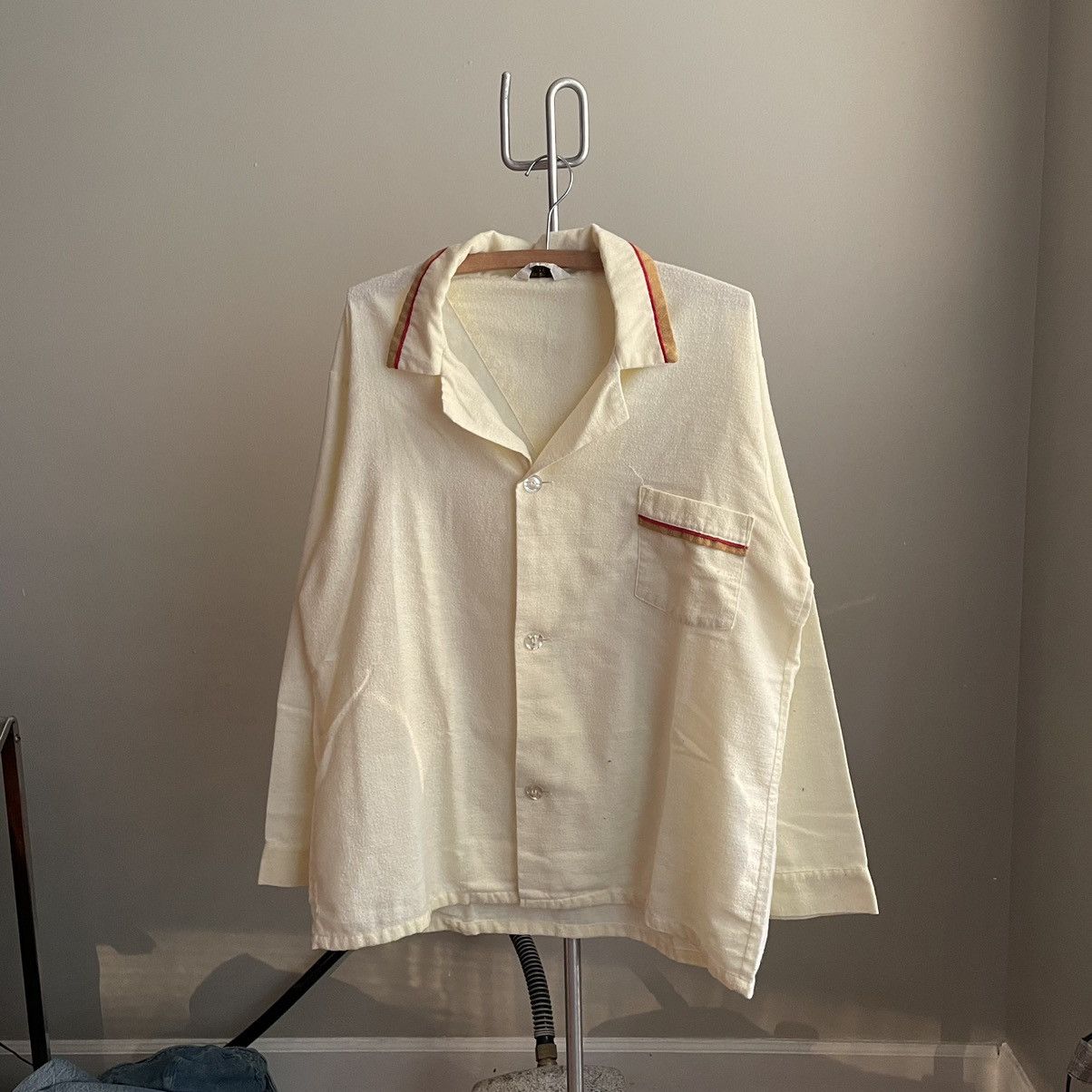 Vintage Camp Collar Shirt - Boxy L