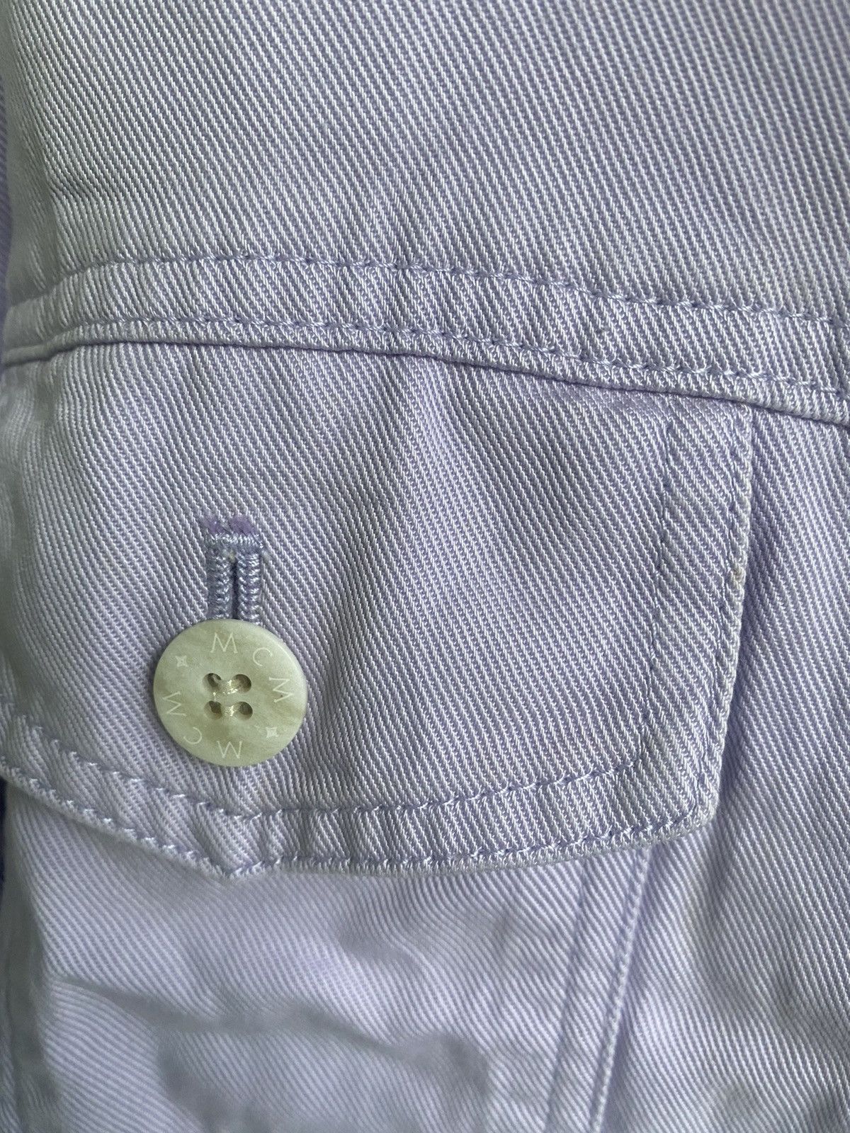 MCM VINTAGE MCM DENIM JACKET EMBROIDERY MCM LOGO Size US L / EU 52-54 / 3 - 5 Thumbnail