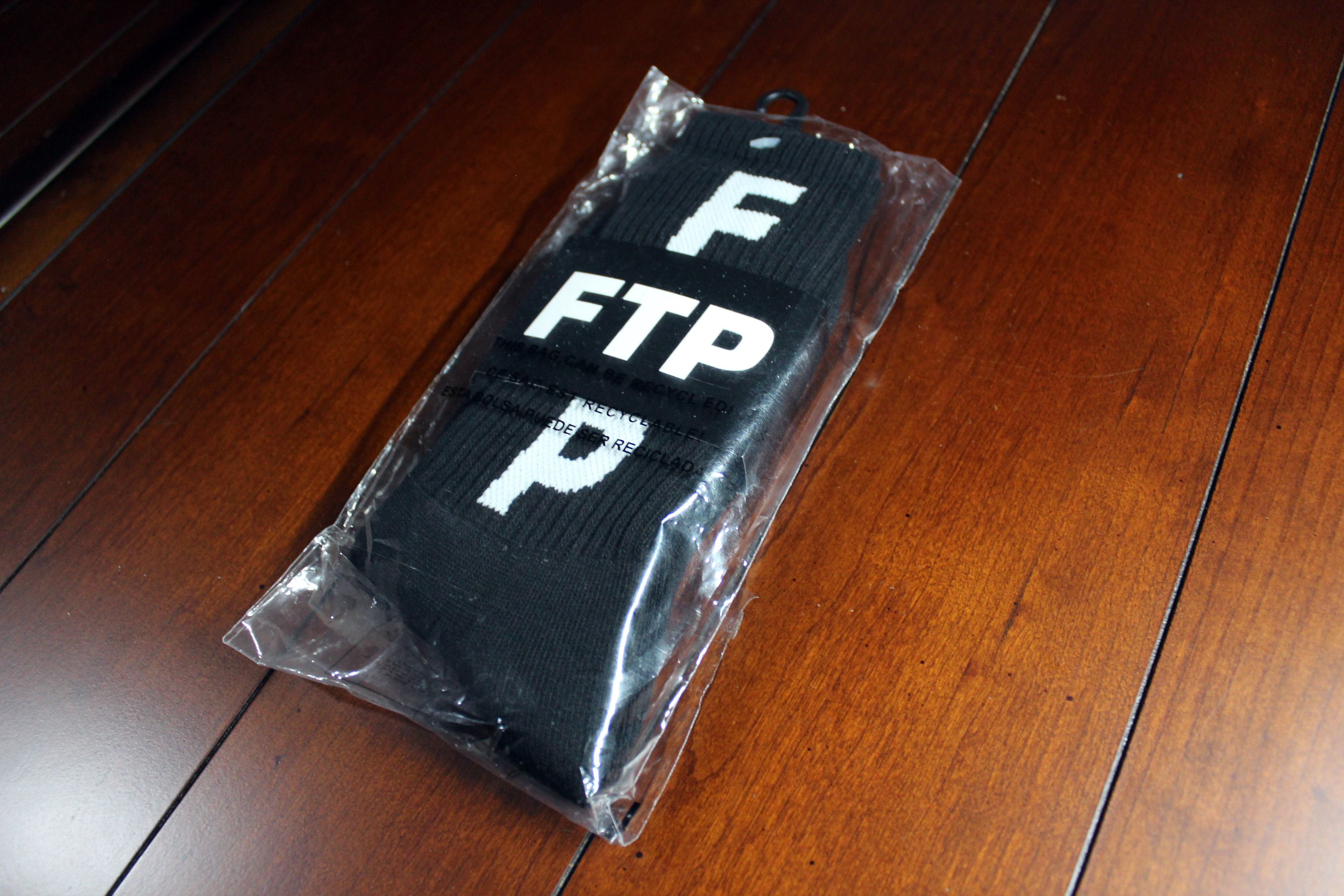 Fuck The Population FTP Socks Vertical Logo [Black] Size ONE SIZE - 1 Thumbnail