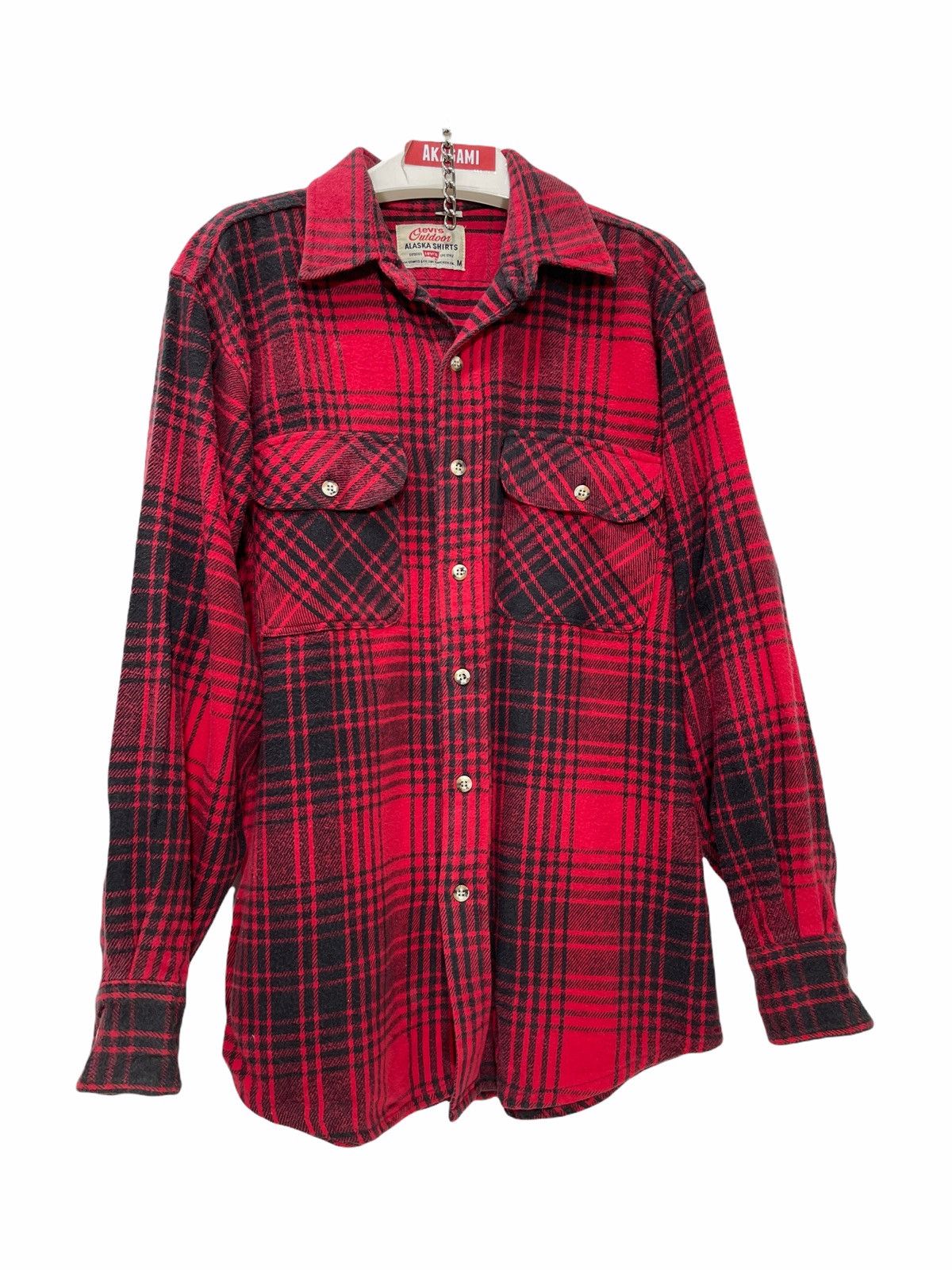 Levi's Vintage Clothing Vtg 90s Levi’s LVC Alaska Shirt Flannel Check 2🟩1 Size US M / EU 48-50 / 2 - 2 Thumbnail