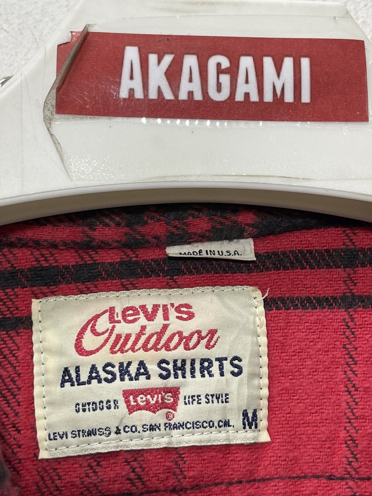 Levi's Vintage Clothing Vtg 90s Levi’s LVC Alaska Shirt Flannel Check 2🟩1 Size US M / EU 48-50 / 2 - 4 Thumbnail