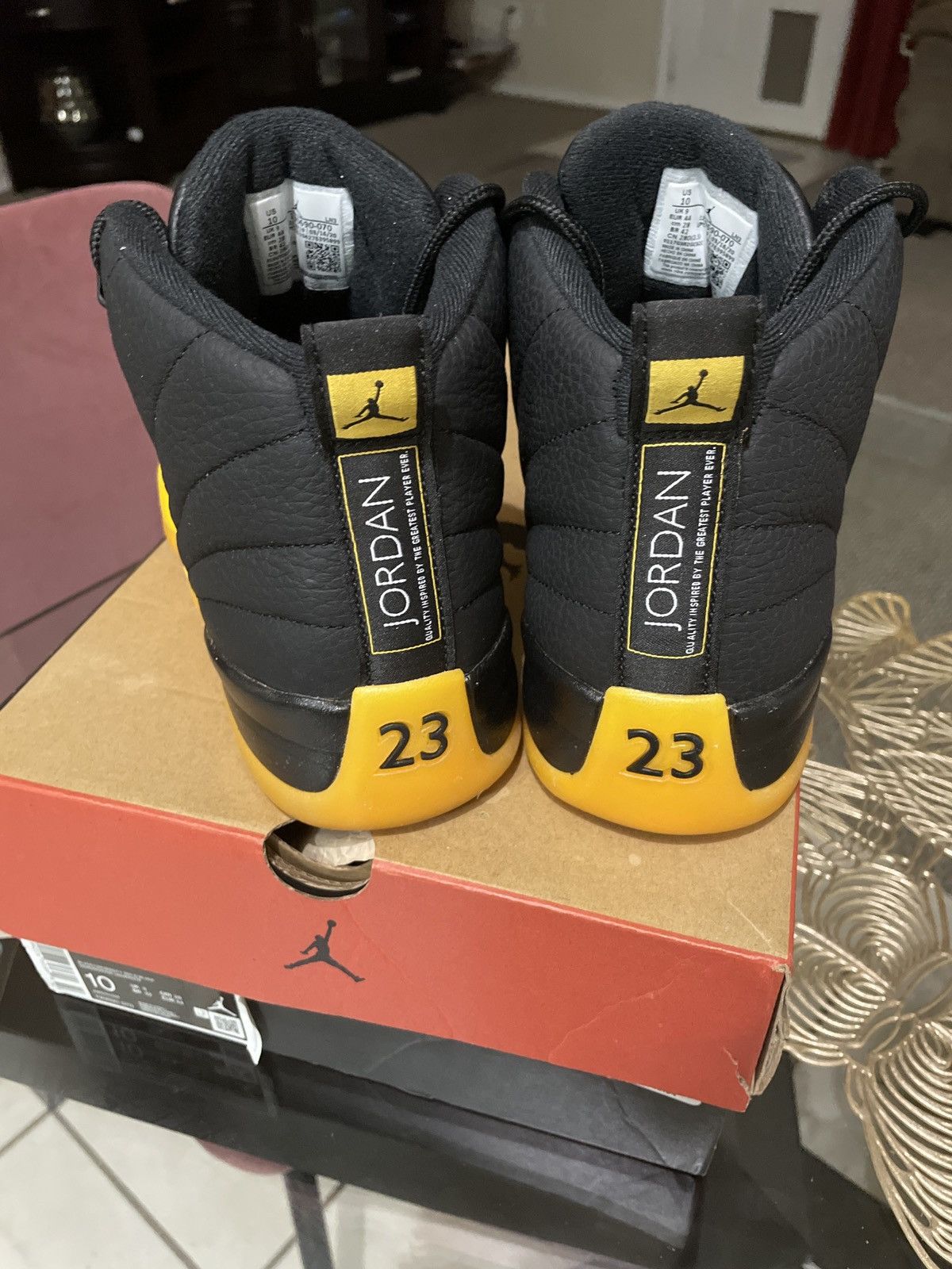 Jordan Brand Air Jordan 12 Retro University Gold Size US 10 / EU 43 - 5 Thumbnail