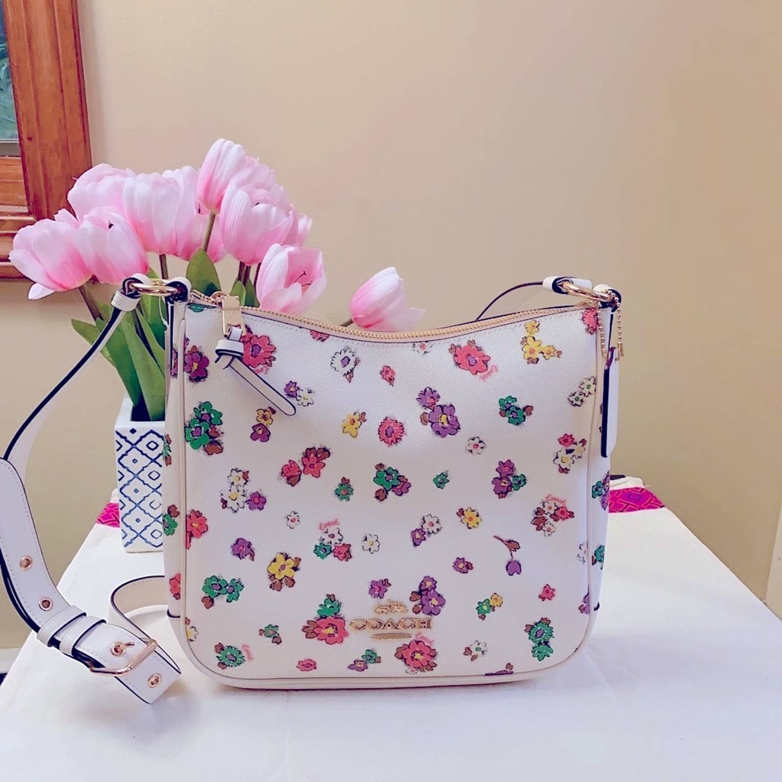 Coach Coach Ellie File Bag With Spaced Floral Field Print | Grailed