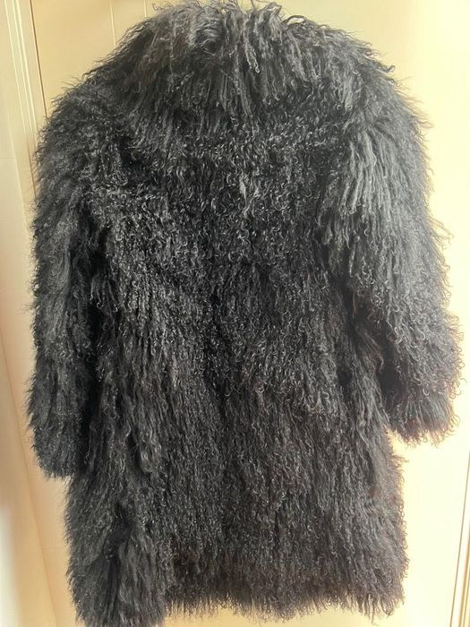 Emporio Armani Emporio Armani goat fur coat | Grailed