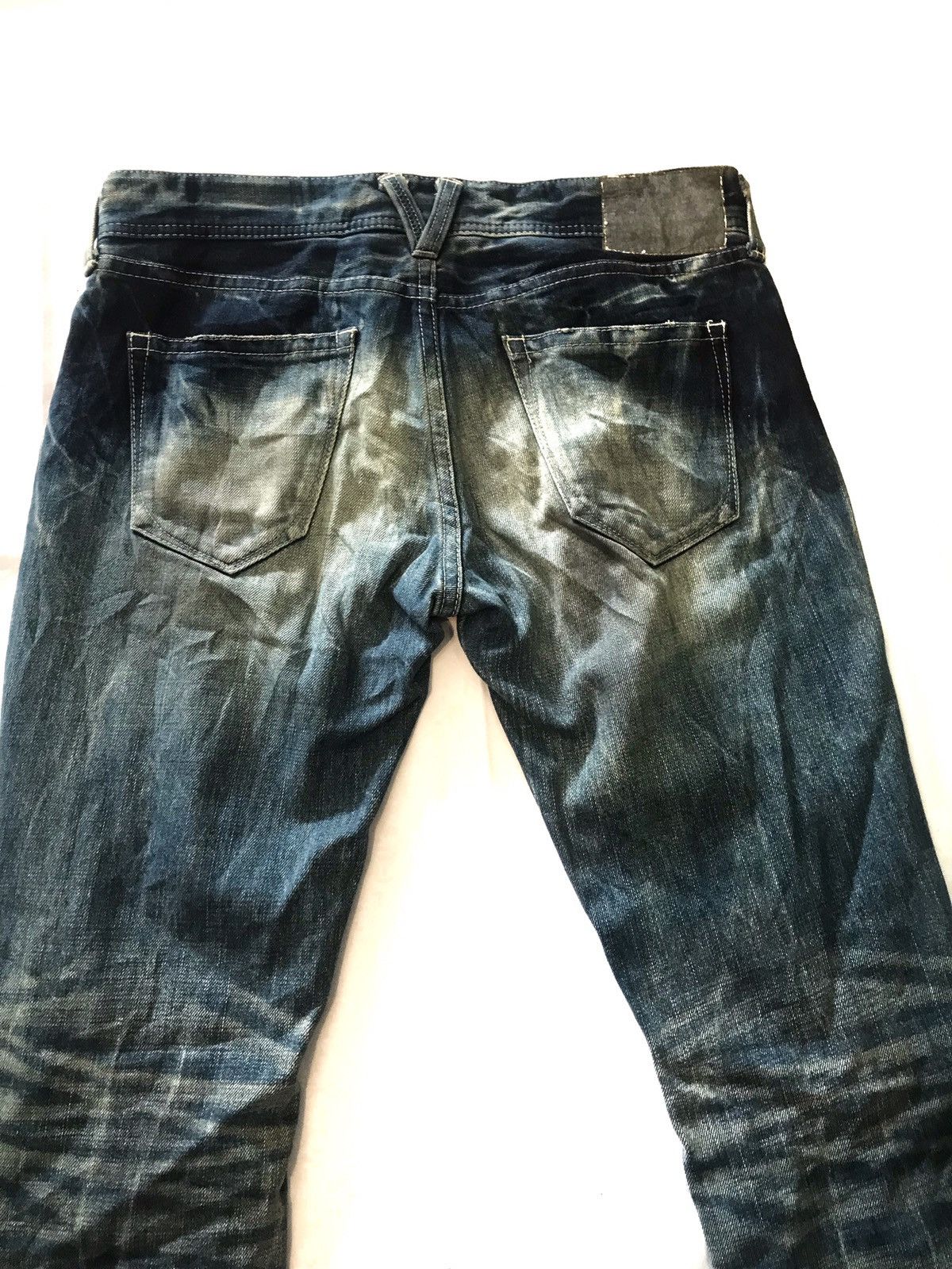 Beauty Beast vanquish gold made in japan distress denim Size US 32 / EU 48 - 4 Thumbnail