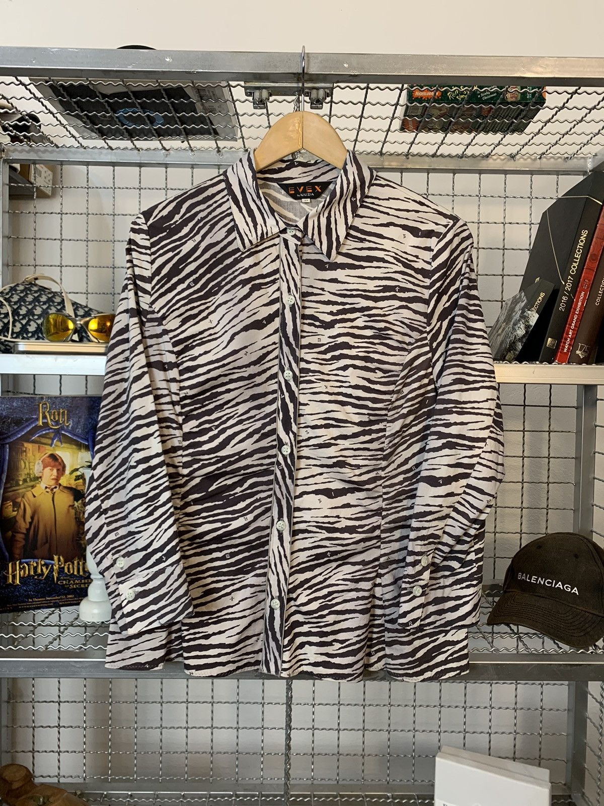 Evex Krizia Tiger Print Shirt