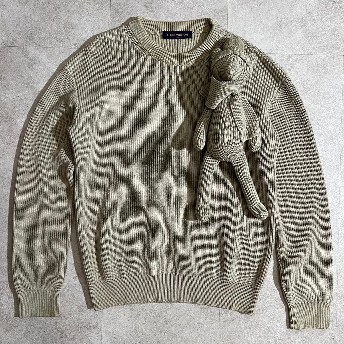 Louis Vuitton 3E teddy Bear pullover XL  Pullover, Teddy bear sweater, Louis  vuitton