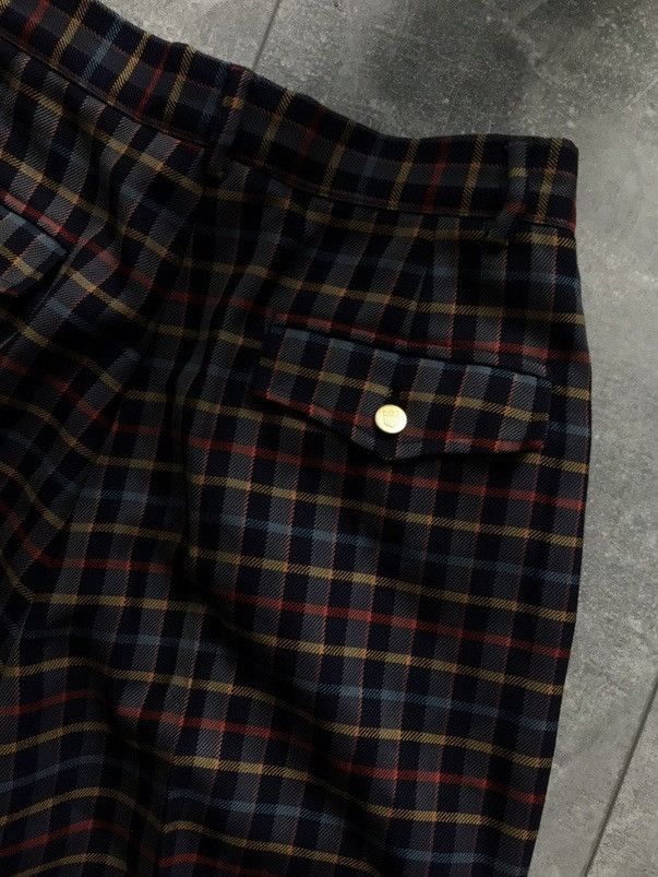 Valentino 90’s Valentino Sport Vintage luxury checkered pants trousers Size 28" / US 6 / IT 42 - 6 Thumbnail