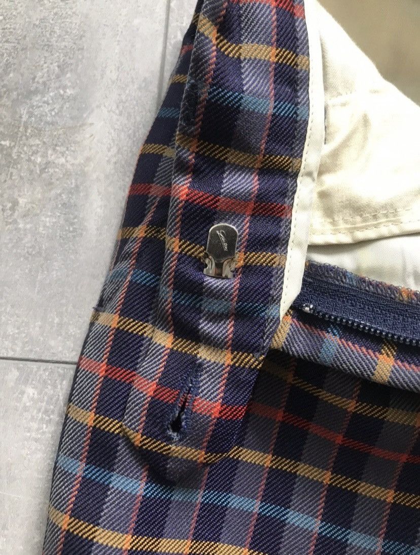 Valentino 90’s Valentino Sport Vintage luxury checkered pants trousers Size 28" / US 6 / IT 42 - 4 Thumbnail