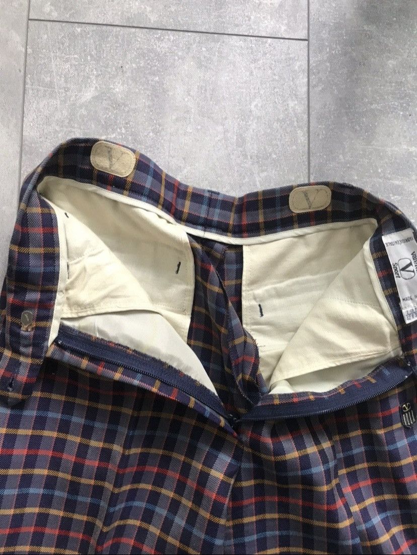 Valentino 90’s Valentino Sport Vintage luxury checkered pants trousers Size 28" / US 6 / IT 42 - 5 Thumbnail