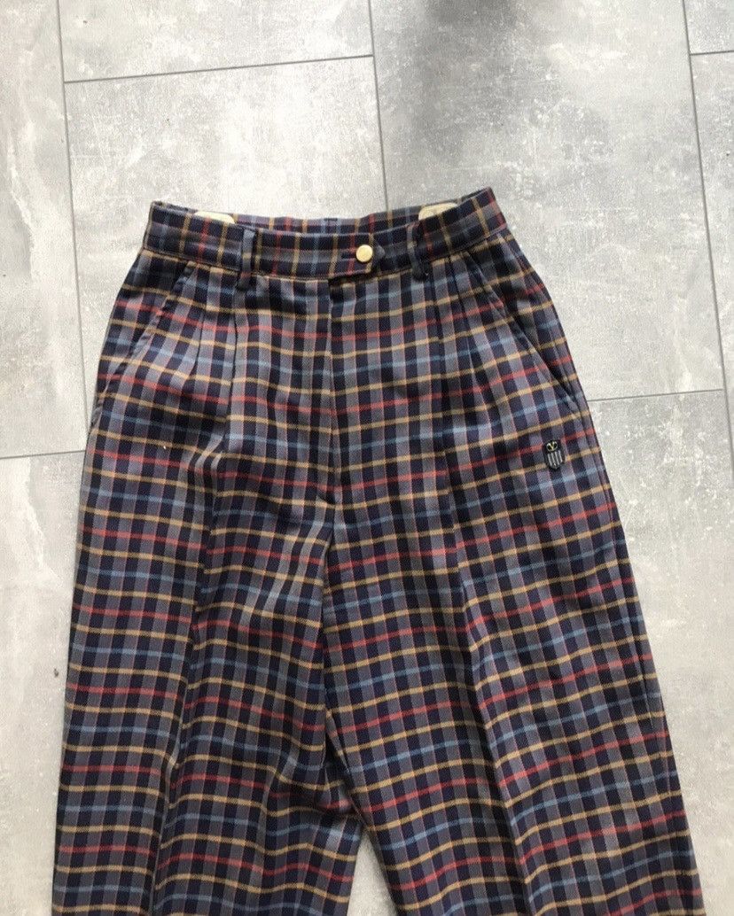 Valentino 90’s Valentino Sport Vintage luxury checkered pants trousers Size 28" / US 6 / IT 42 - 2 Thumbnail