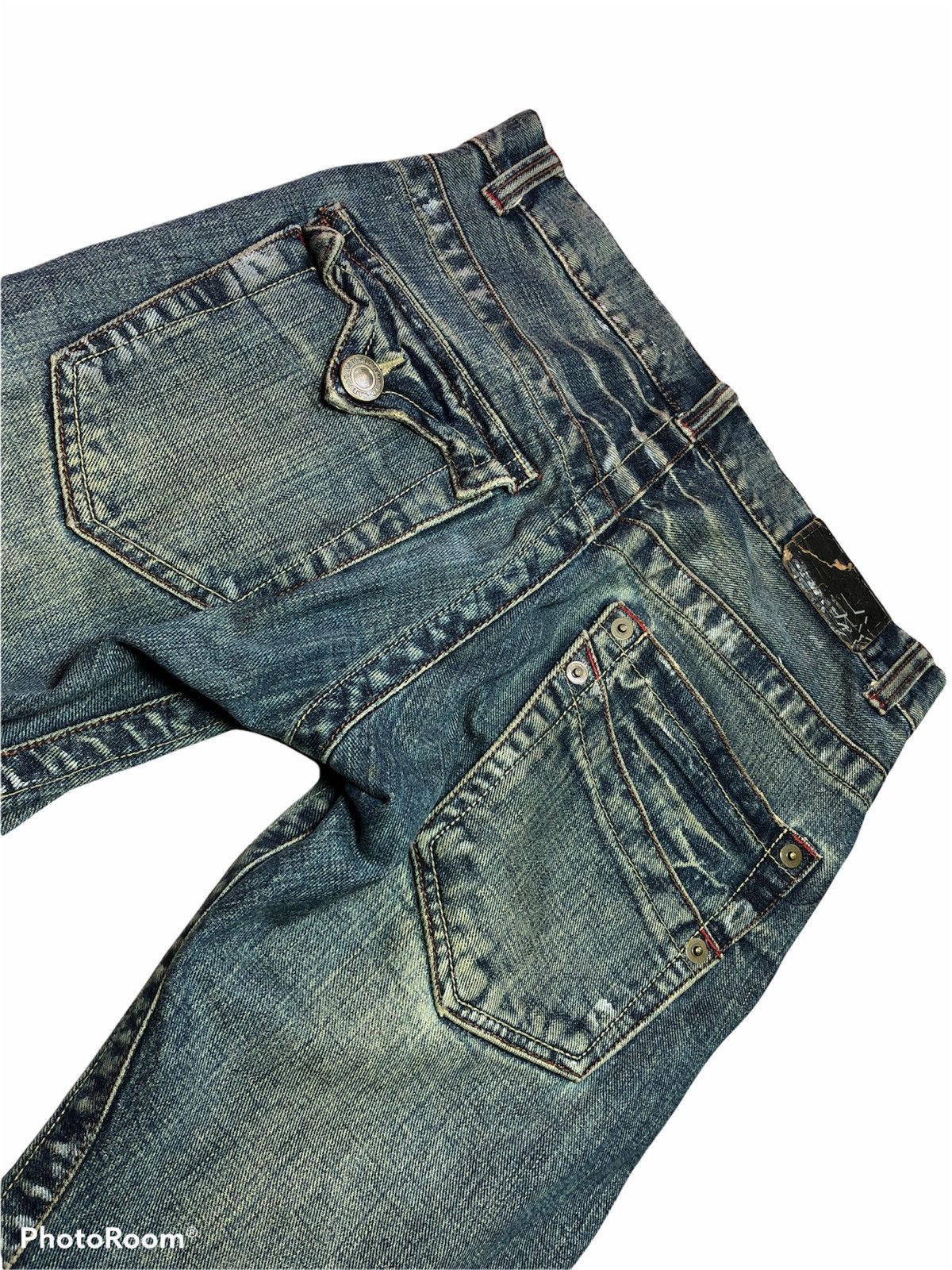 Japanese Brand RUSTY TWIST denim by rattle trap Size US 31 - 7 Thumbnail
