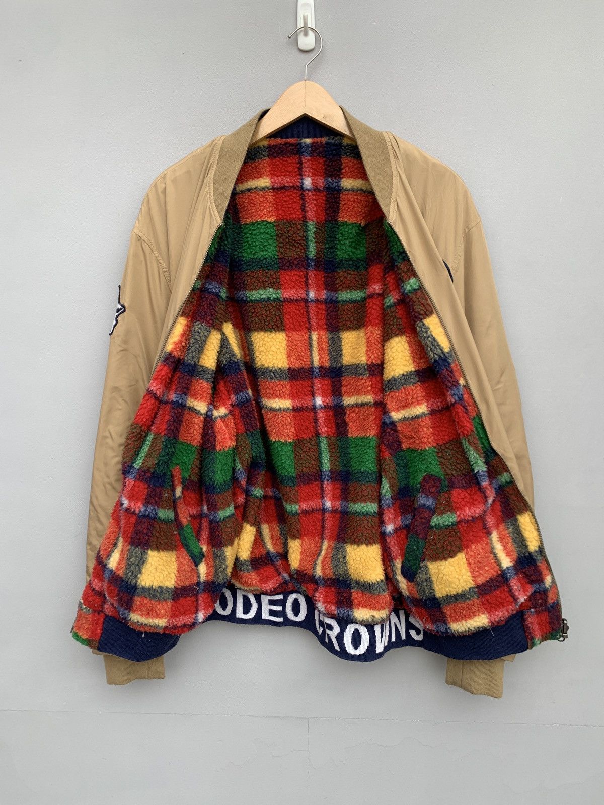 Japanese Brand Rodeo Crown Bomber Reversible Fleece Sherpa | Grailed