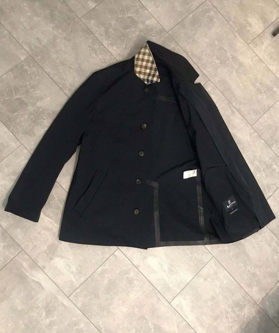 Aquascutum Aquascutum mens navy tech trench coat Size US XL / EU 56 / 4 - 1 Thumbnail