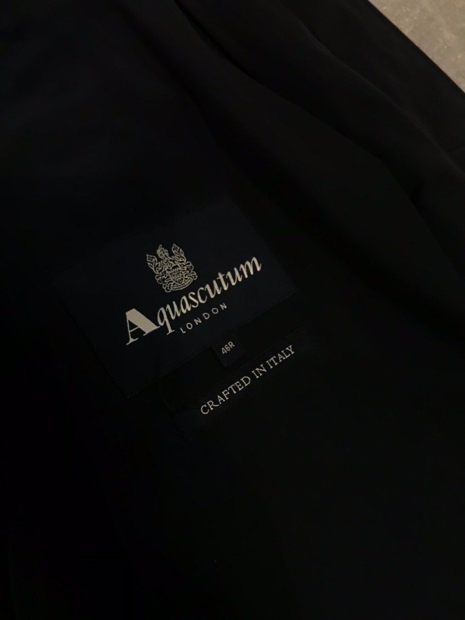 Aquascutum Aquascutum mens navy tech trench coat Size US XL / EU 56 / 4 - 9 Thumbnail