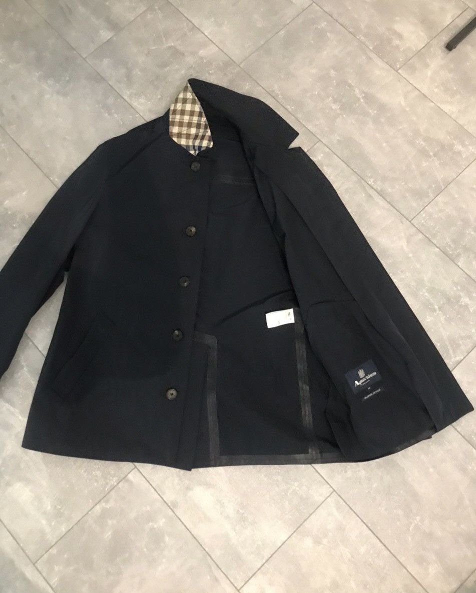 Aquascutum Aquascutum mens navy tech trench coat Size US XL / EU 56 / 4 - 5 Thumbnail