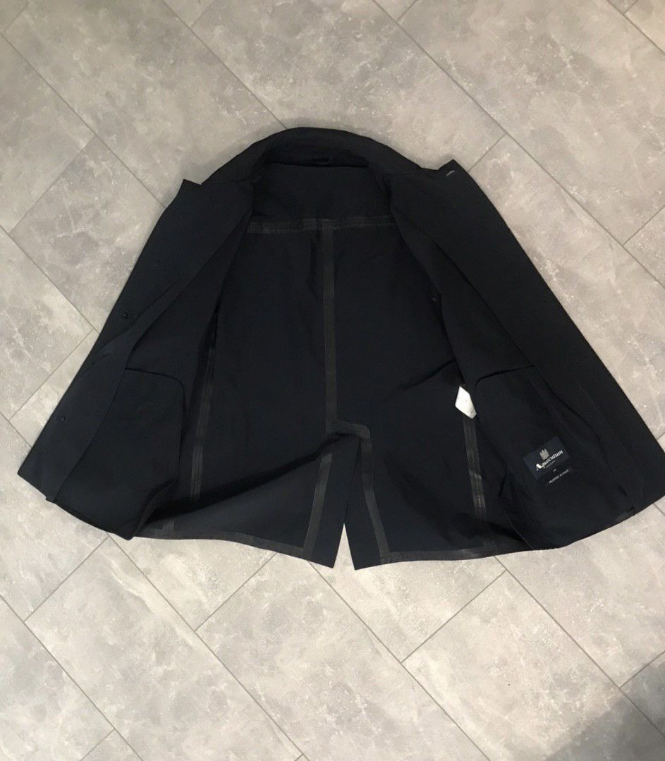 Aquascutum Aquascutum mens navy tech trench coat Size US XL / EU 56 / 4 - 3 Thumbnail