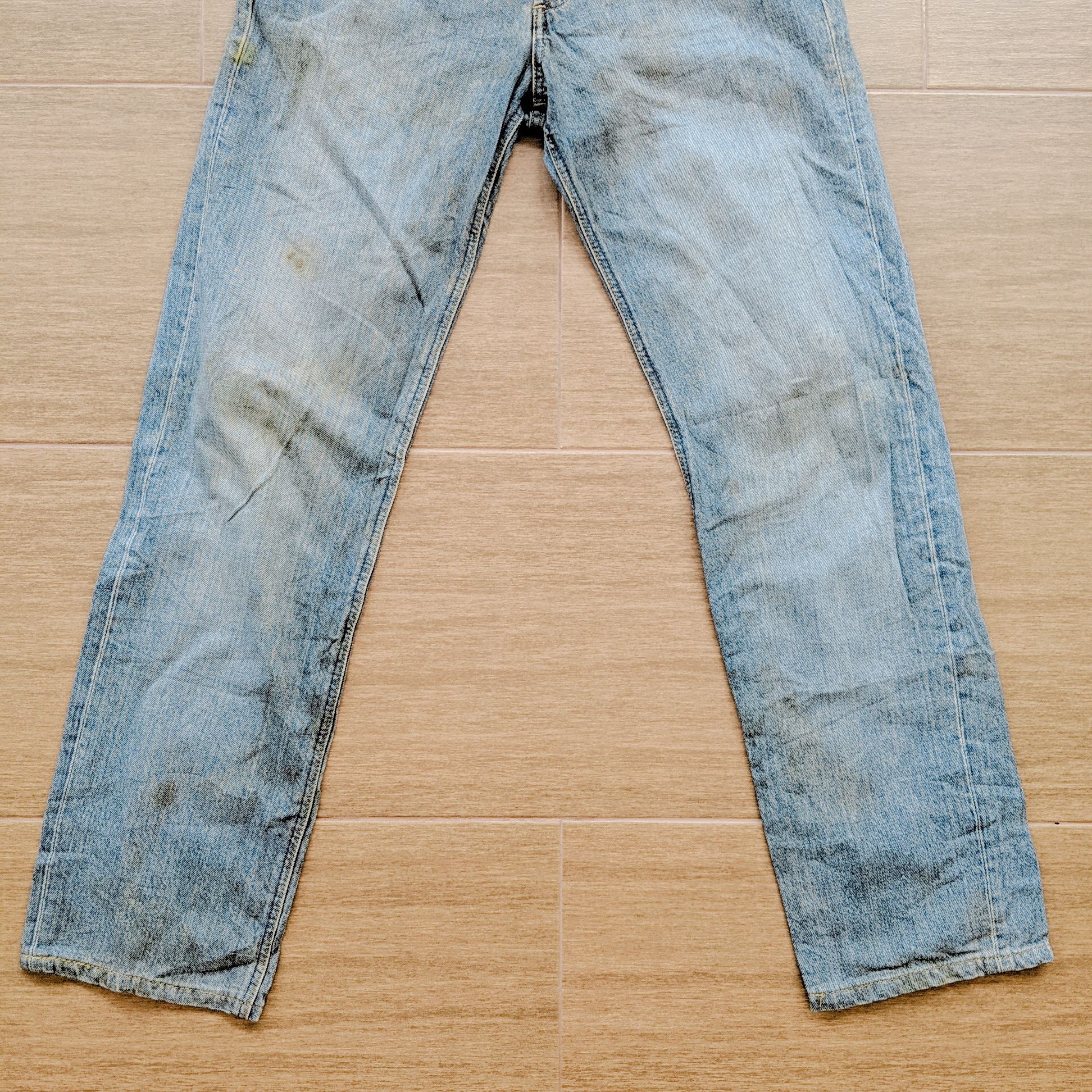 Jean × Lee × Vintage Vintage Lee Button Fly Zip Faded Denim Trousers Pants Size US 28 / EU 44 - 10 Thumbnail