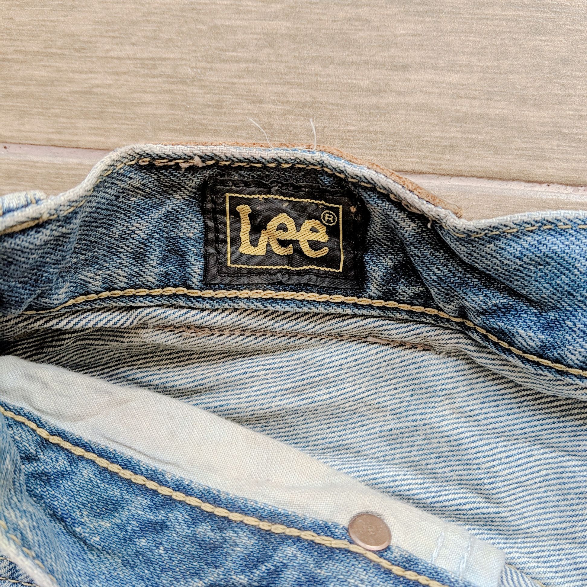 Jean × Lee × Vintage Vintage Lee Button Fly Zip Faded Denim Trousers Pants Size US 28 / EU 44 - 13 Thumbnail
