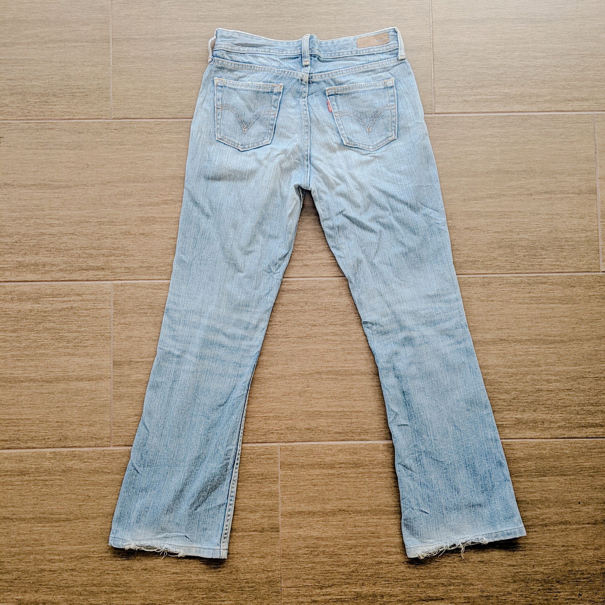 Jean × Levi's × Vintage Vintage Levis Ladies Faded Distressed Denim Trousers Pants Size 28" / US 6 / IT 42 - 6 Thumbnail