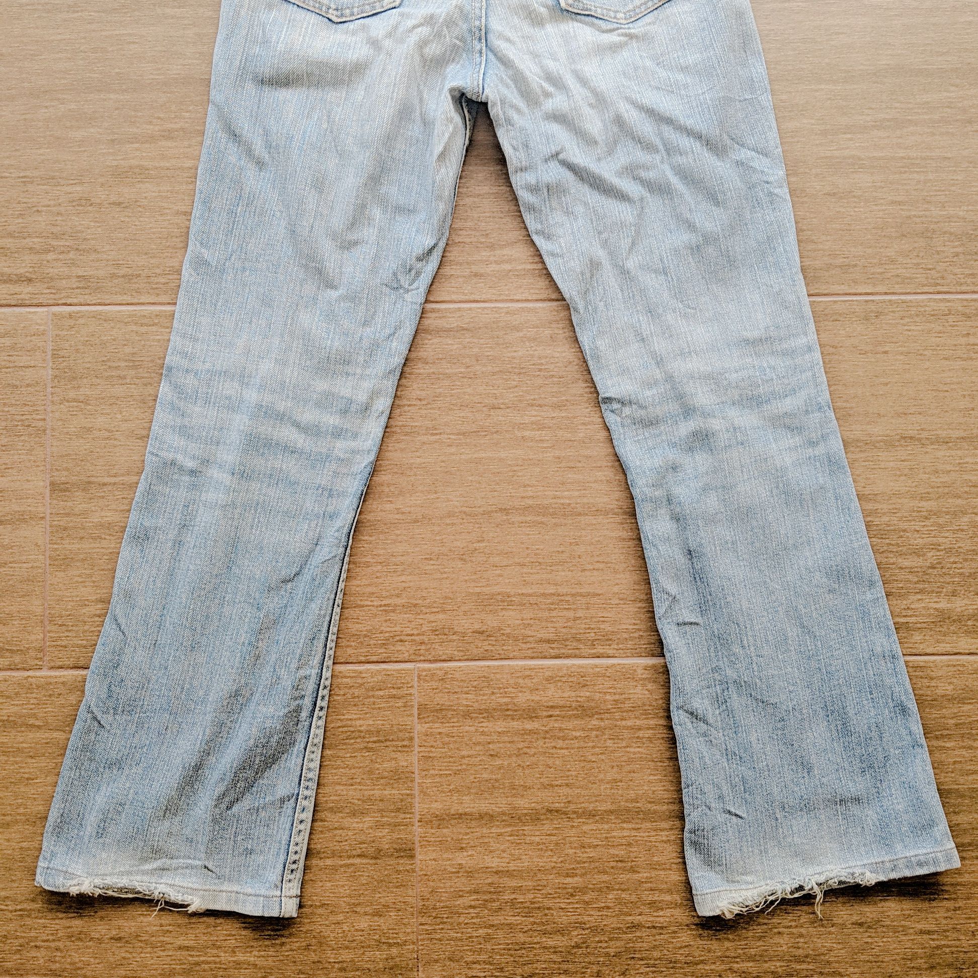 Jean × Levi's × Vintage Vintage Levis Ladies Faded Distressed Denim Trousers Pants Size 28" / US 6 / IT 42 - 2 Thumbnail