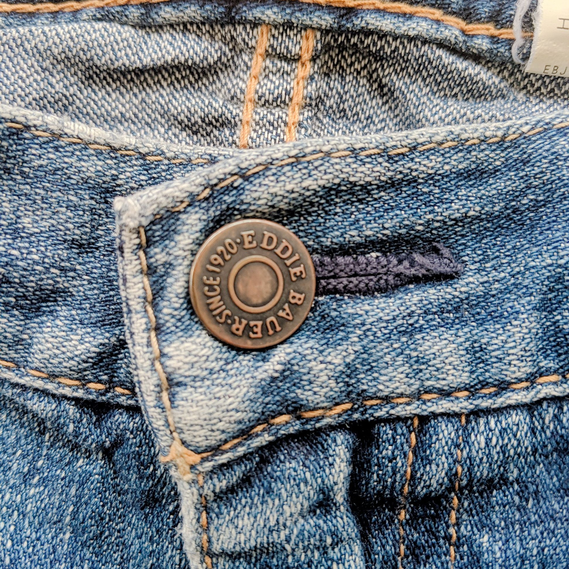 Japanese Brand × Jean × Vintage Vintage Eddie Bauer Distressed Faded Denim Pants Size US 32 / EU 48 - 9 Thumbnail