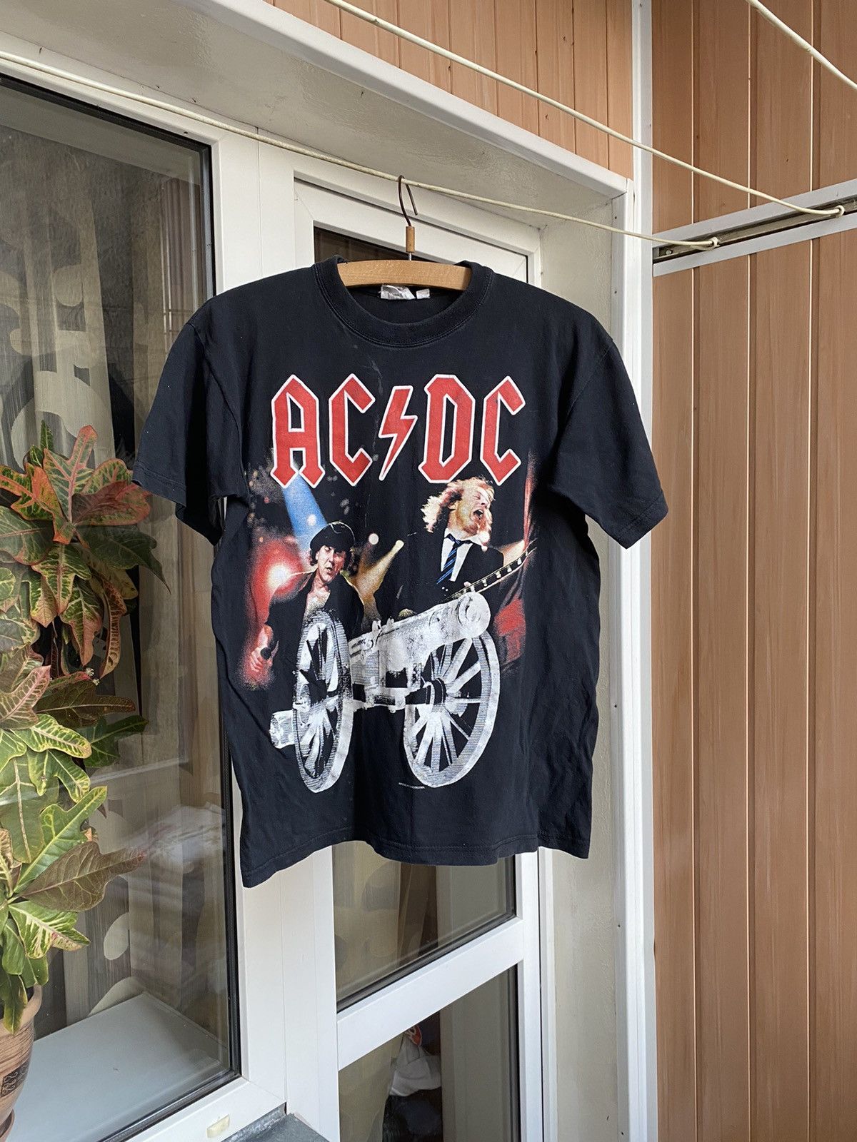 AC/DC Band Graphic T-Shirt - Vintage Rock & Roll Tour Tee | 100% Cotton, Men's Regular Fit