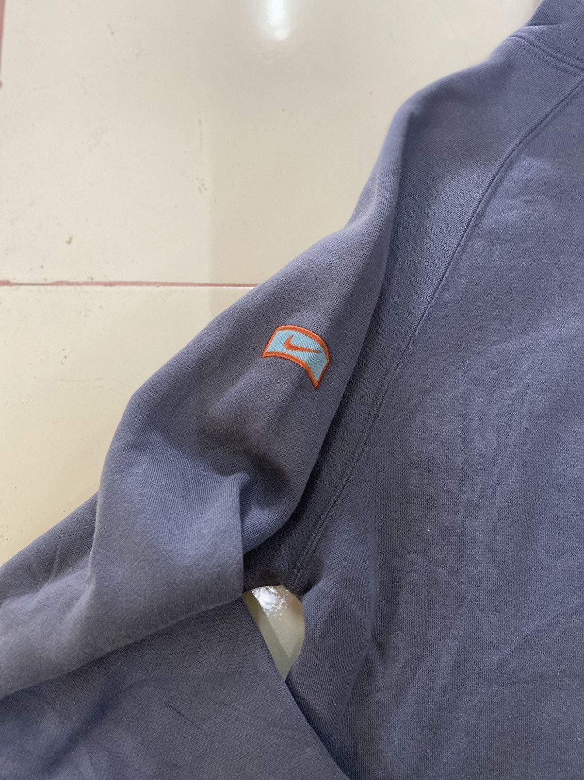 Nike × Vintage Nike Embroidery Logo Hoodie x Vintage Y2k Size L / US 10 / IT 46 - 6 Thumbnail