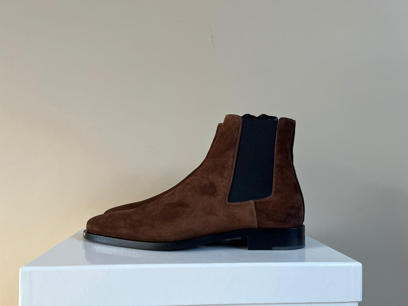 Givenchy Suede Chelsea Boots in Dark Brown Size US 8 / EU 41 - 1 Thumbnail