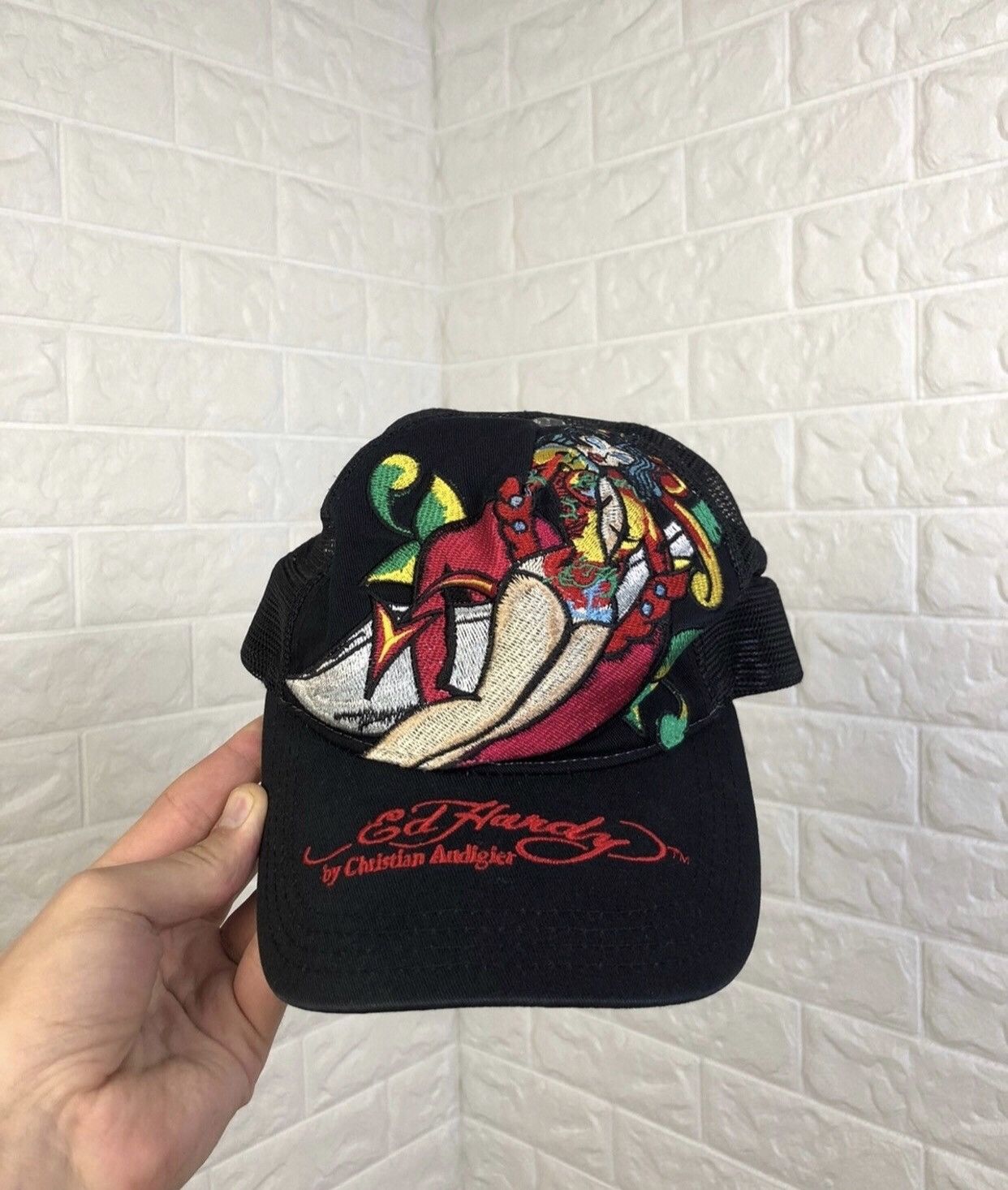 Christian Audigier × Ed Hardy Ed Hardy Trucker Hat Size ONE SIZE - 1 Thumbnail