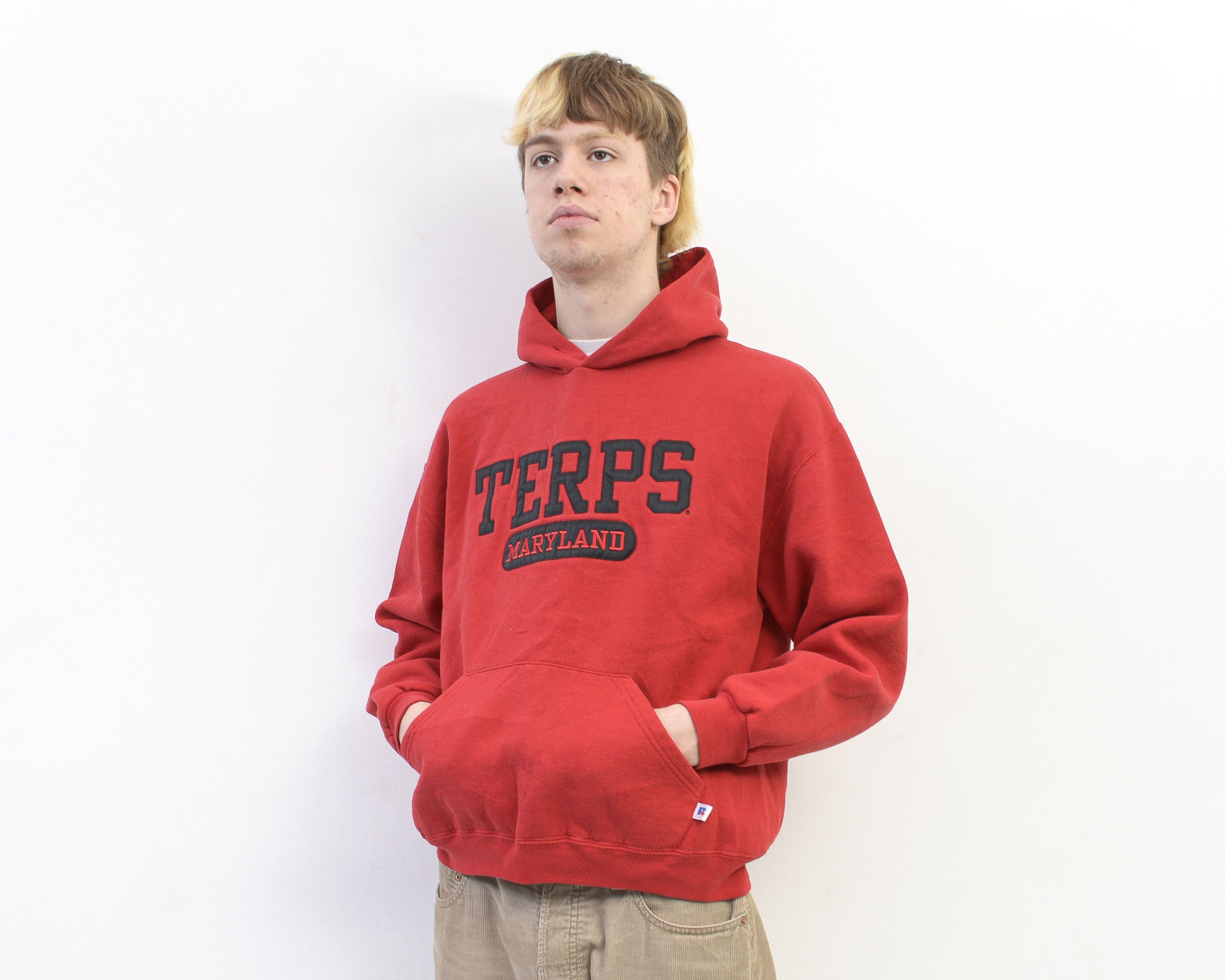 Russell Athletic MARYLAND TERPS University S Men / Women L Hoodie Sweatshirt Size US S / EU 44-46 / 1 - 2 Thumbnail