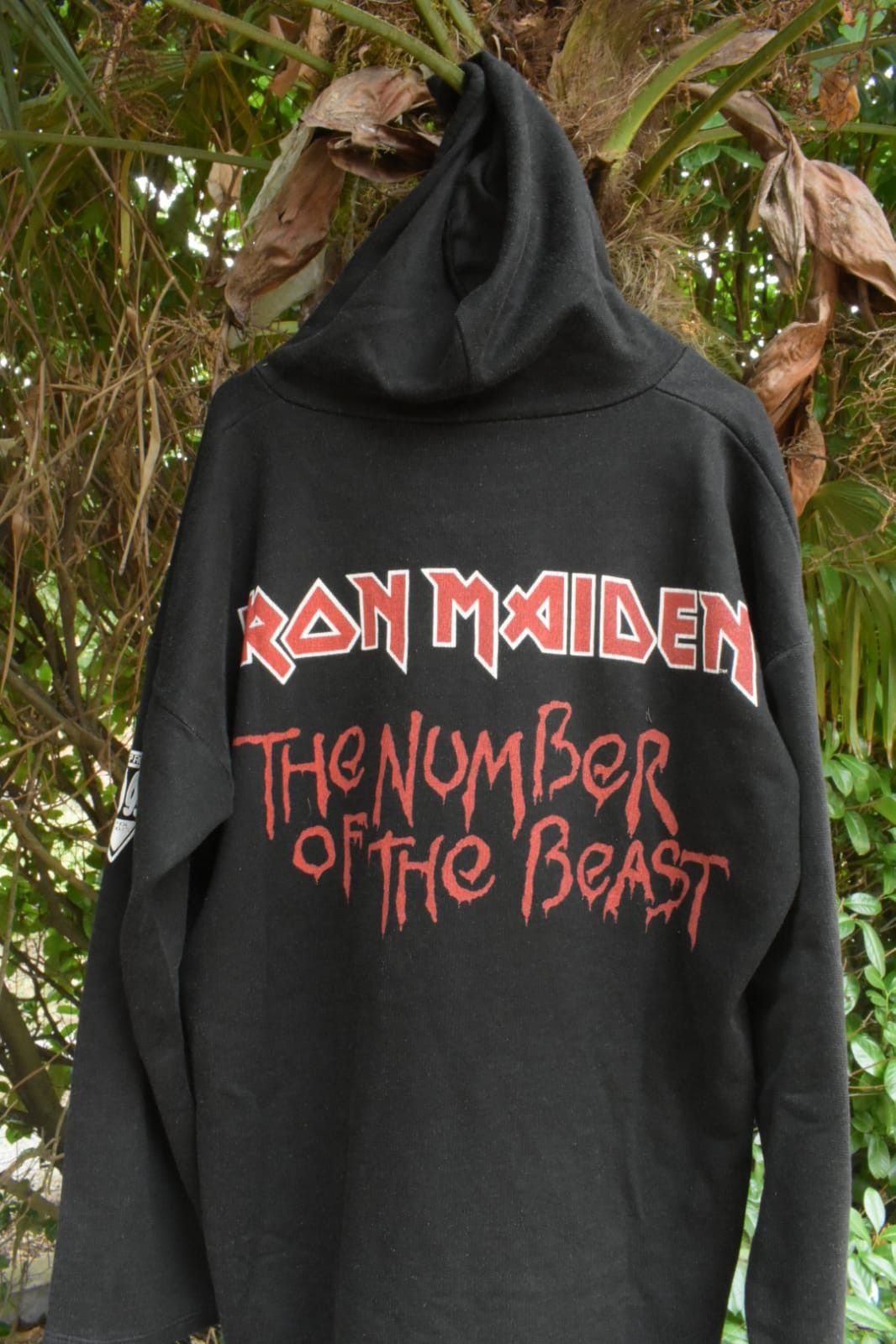 Iron Maiden Vintage Iron Maiden The number of the beast 90's hoodie Size US L / EU 52-54 / 3 - 5 Thumbnail