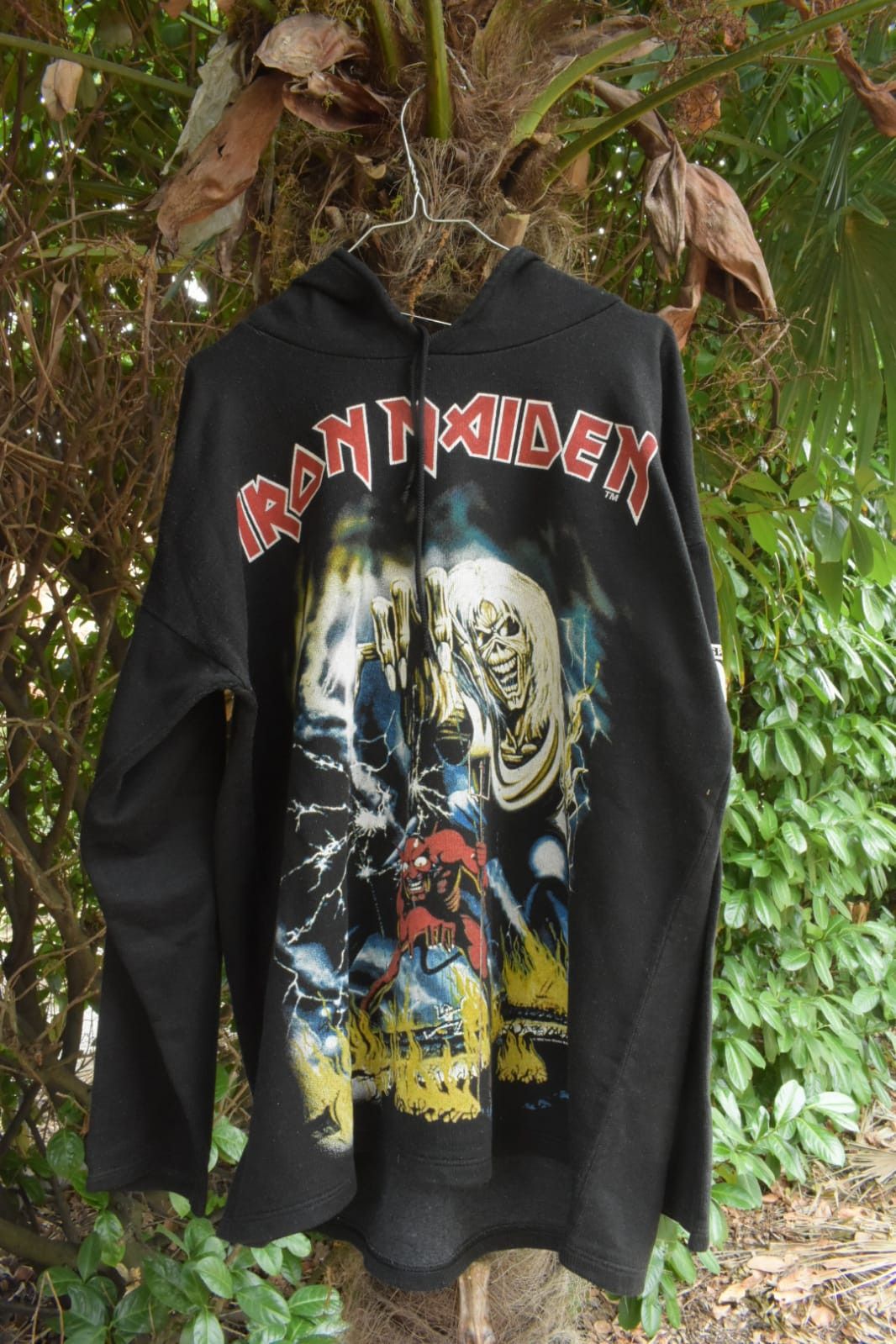 Iron Maiden Vintage Iron Maiden The number of the beast 90's hoodie Size US L / EU 52-54 / 3 - 1 Thumbnail