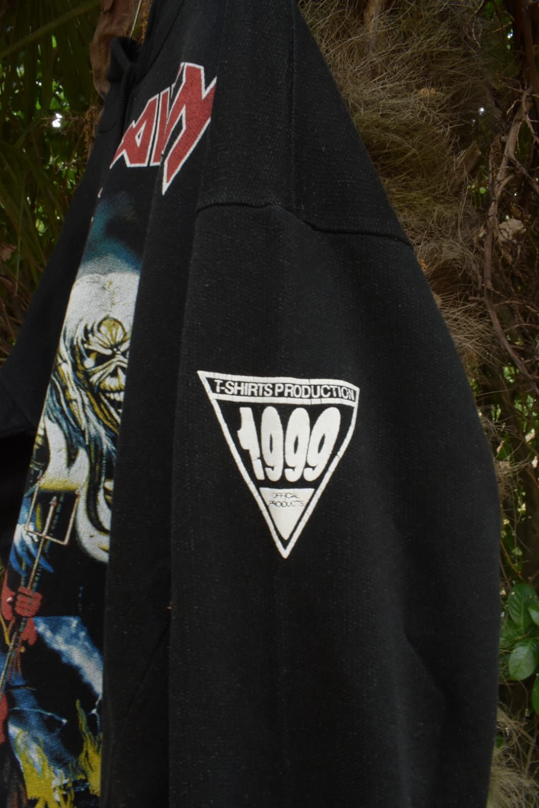 Iron Maiden Vintage Iron Maiden The number of the beast 90's hoodie Size US L / EU 52-54 / 3 - 4 Thumbnail