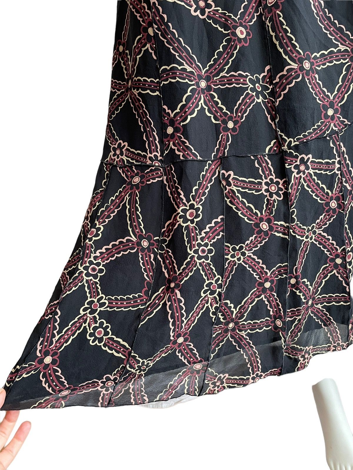 Cacharel Cacharel pure silk midi skirt Size 26" / US 2 / IT 38 - 3 Thumbnail