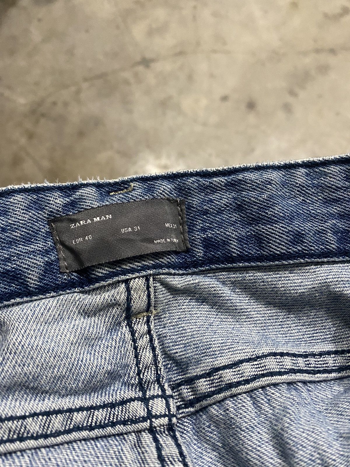 Hysteric Glamour Zara Men Denim Punk Seditionaries Ripped Bondage 121 Size US 31 - 7 Thumbnail
