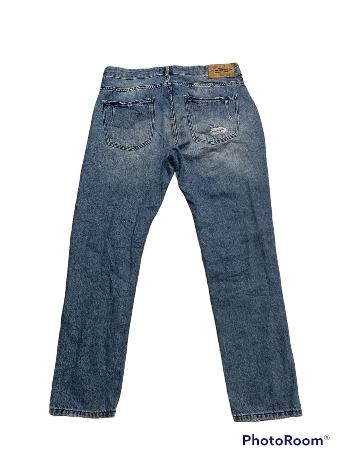 Hysteric Glamour Zara Men Denim Punk Seditionaries Ripped Bondage 121 Size US 31 - 5 Thumbnail